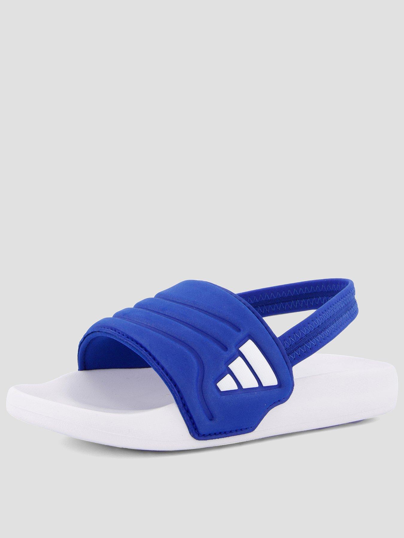 adidas Sportswear Kids Boys Adilette Estrap 2.0 Sandals - Blue