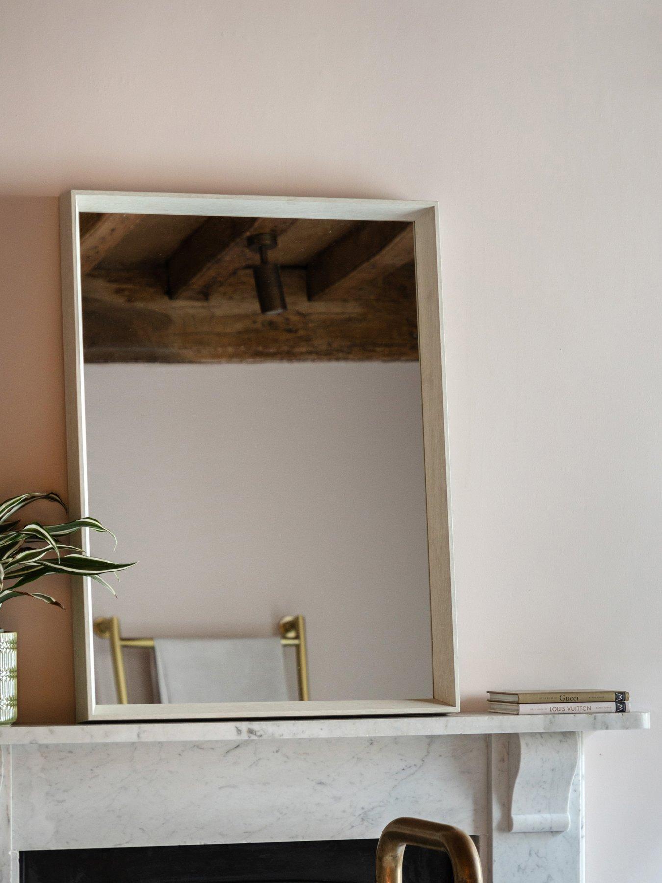 Gallery Ashbury Rectangle Mirror White 800x60x600mm