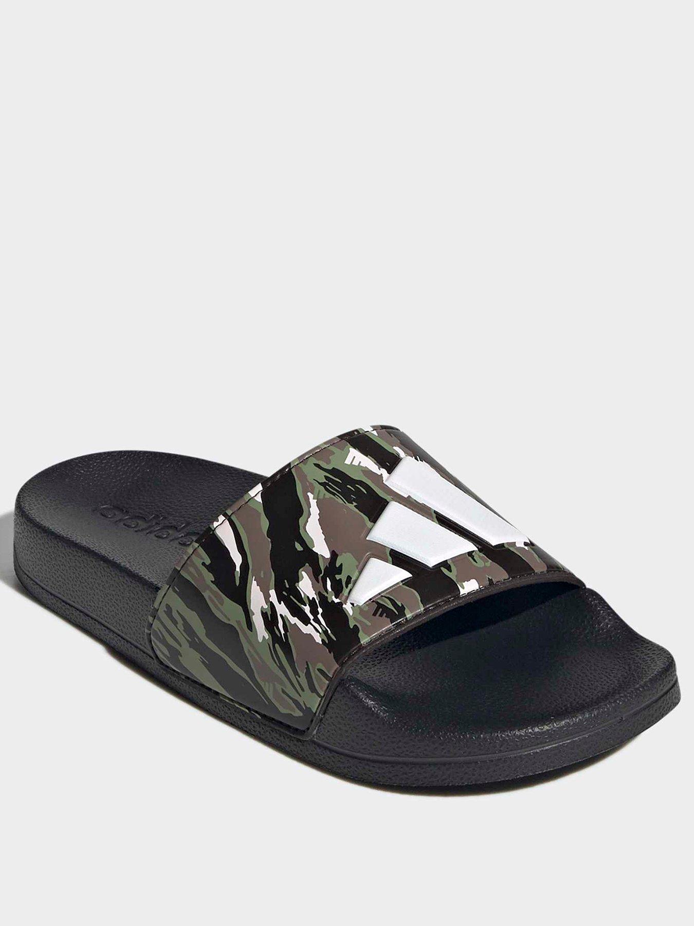 Image 2 of 7 of adidas Sportswear Kids Unisex Adilette Slider - Black/ Camo