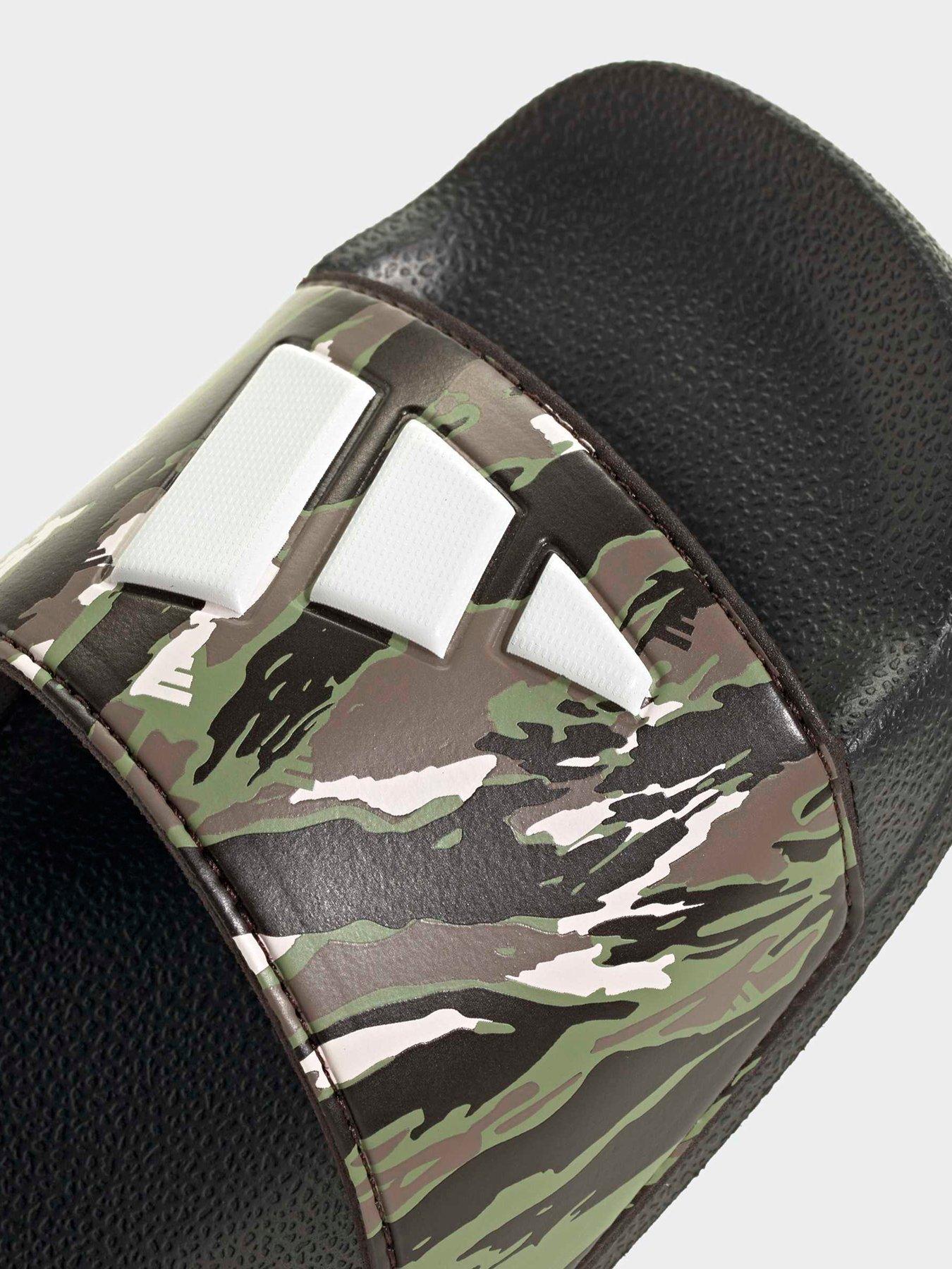 Image 6 of 7 of adidas Sportswear Kids Unisex Adilette Slider - Black/ Camo