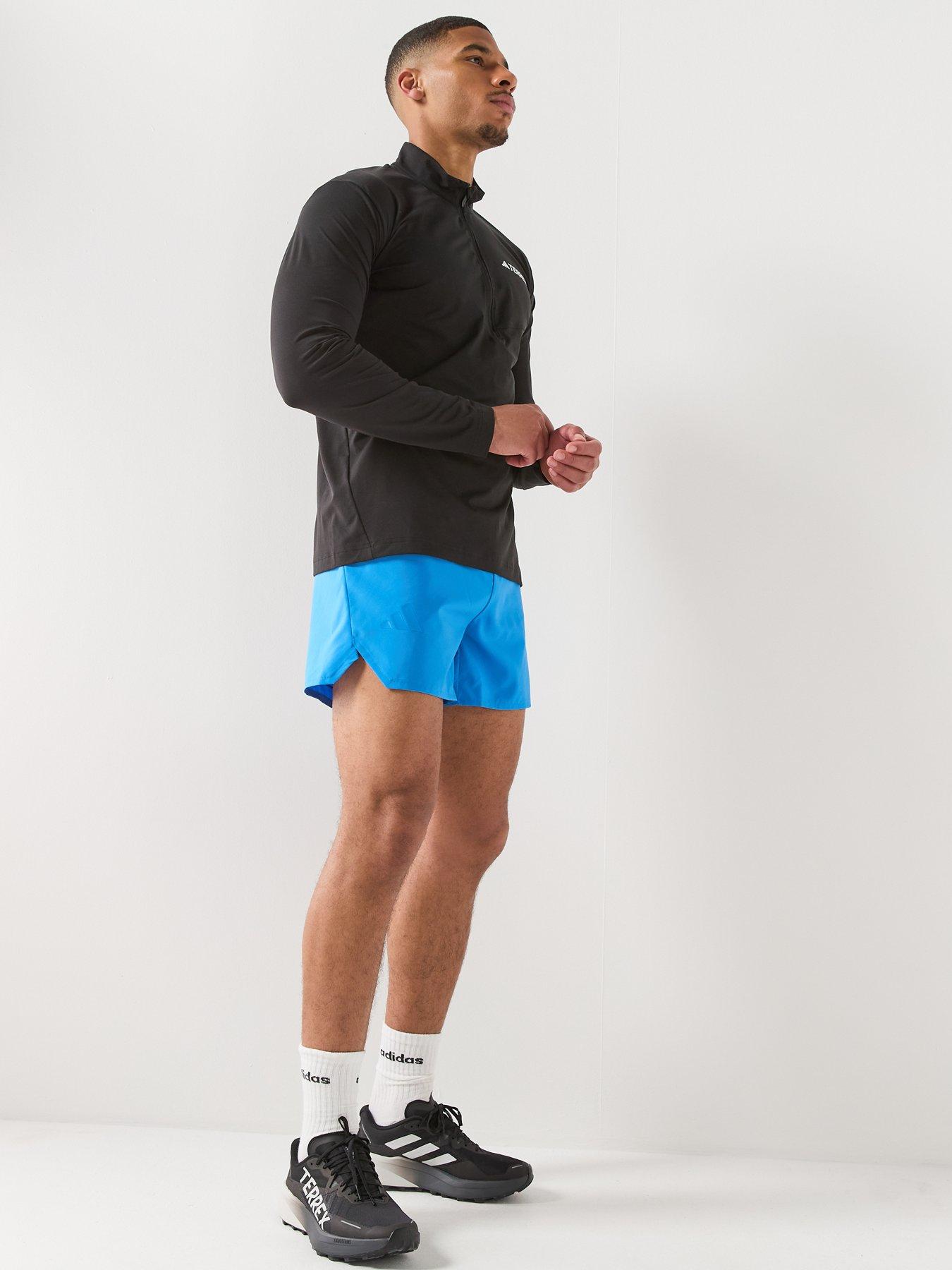 Image 3 of 5 of adidas Terrex Mens Trail Running Xpr 7Inch Shorts - Blue