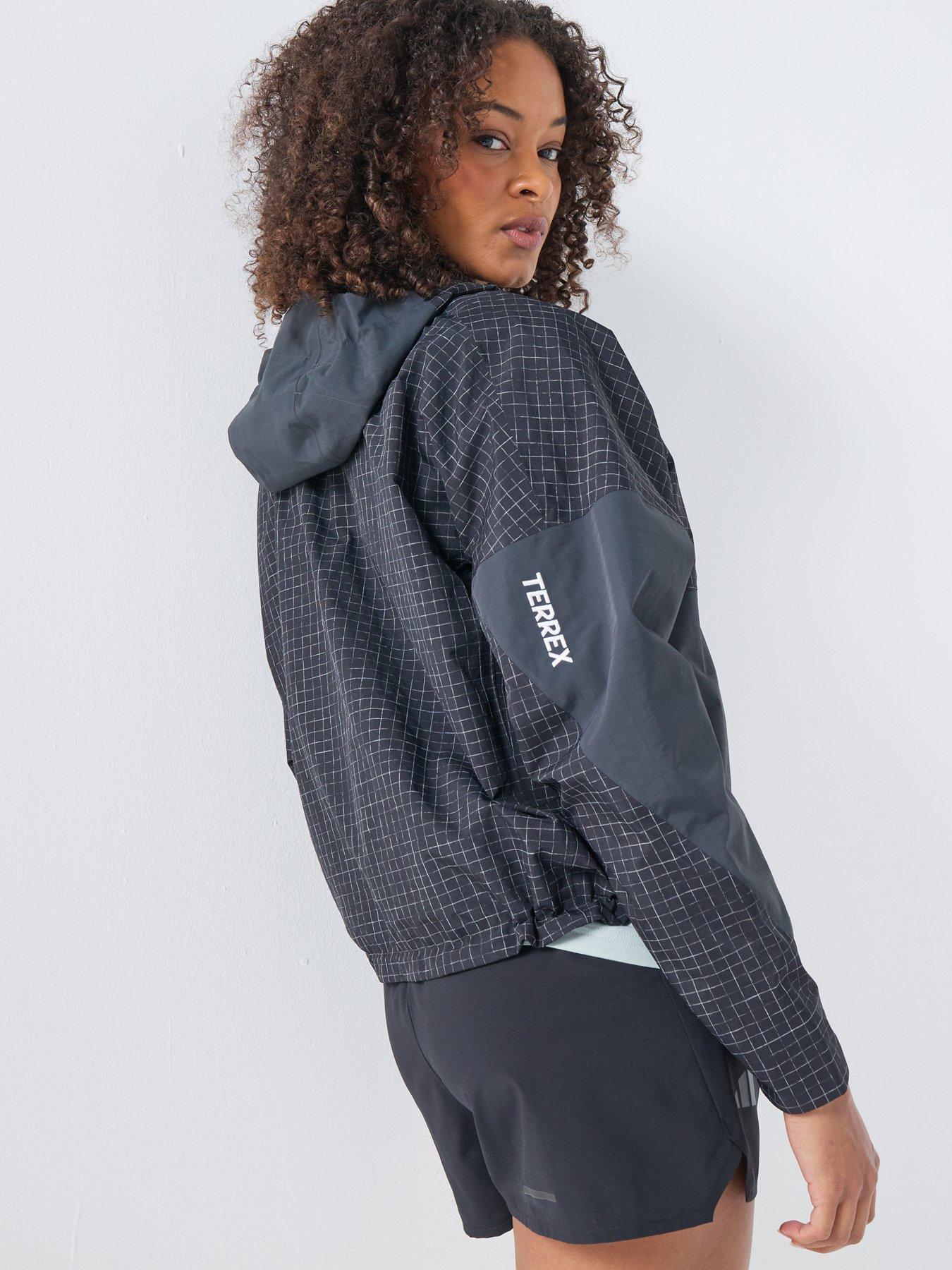 Image 2 of 6 of adidas Terrex Womens Xpl 2L Rain Jacket - Black