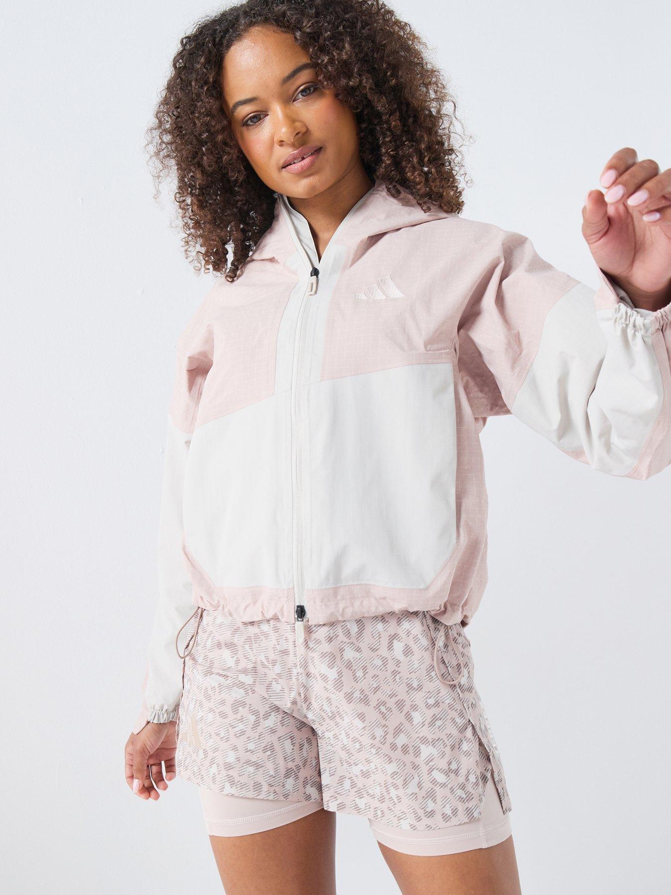 adidas Terrex Womens Xpl 2l Rain Jacket - Pink