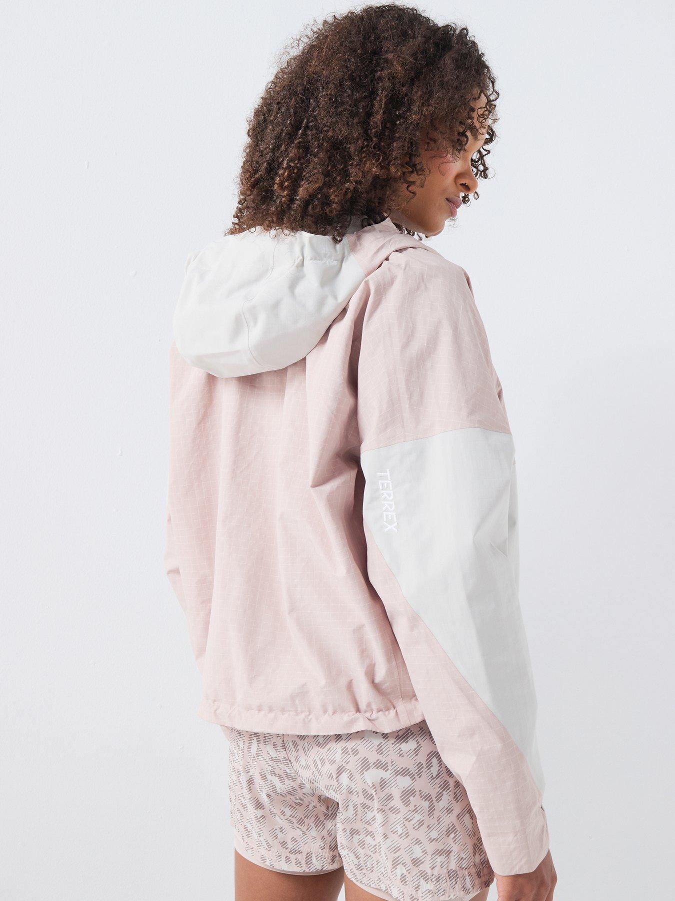 Image 2 of 6 of adidas Terrex Womens Xpl 2L Rain Jacket - Pink
