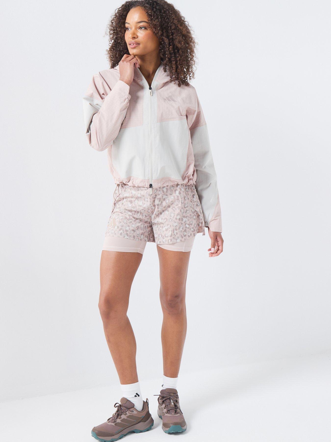Image 3 of 6 of adidas Terrex Womens Xpl 2L Rain Jacket - Pink