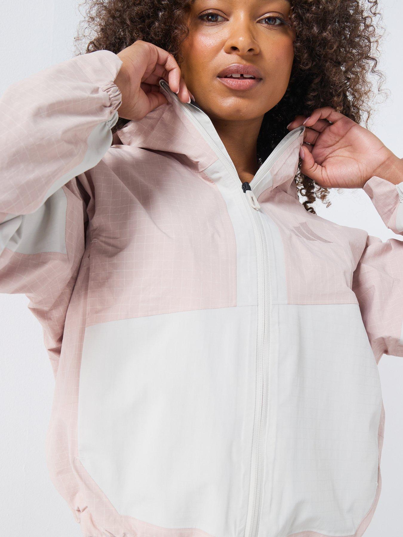 Image 4 of 6 of adidas Terrex Womens Xpl 2L Rain Jacket - Pink