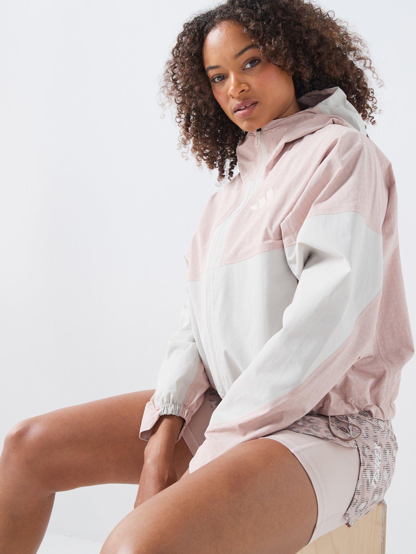 Image 6 of 6 of adidas Terrex Womens Xpl 2L Rain Jacket - Pink