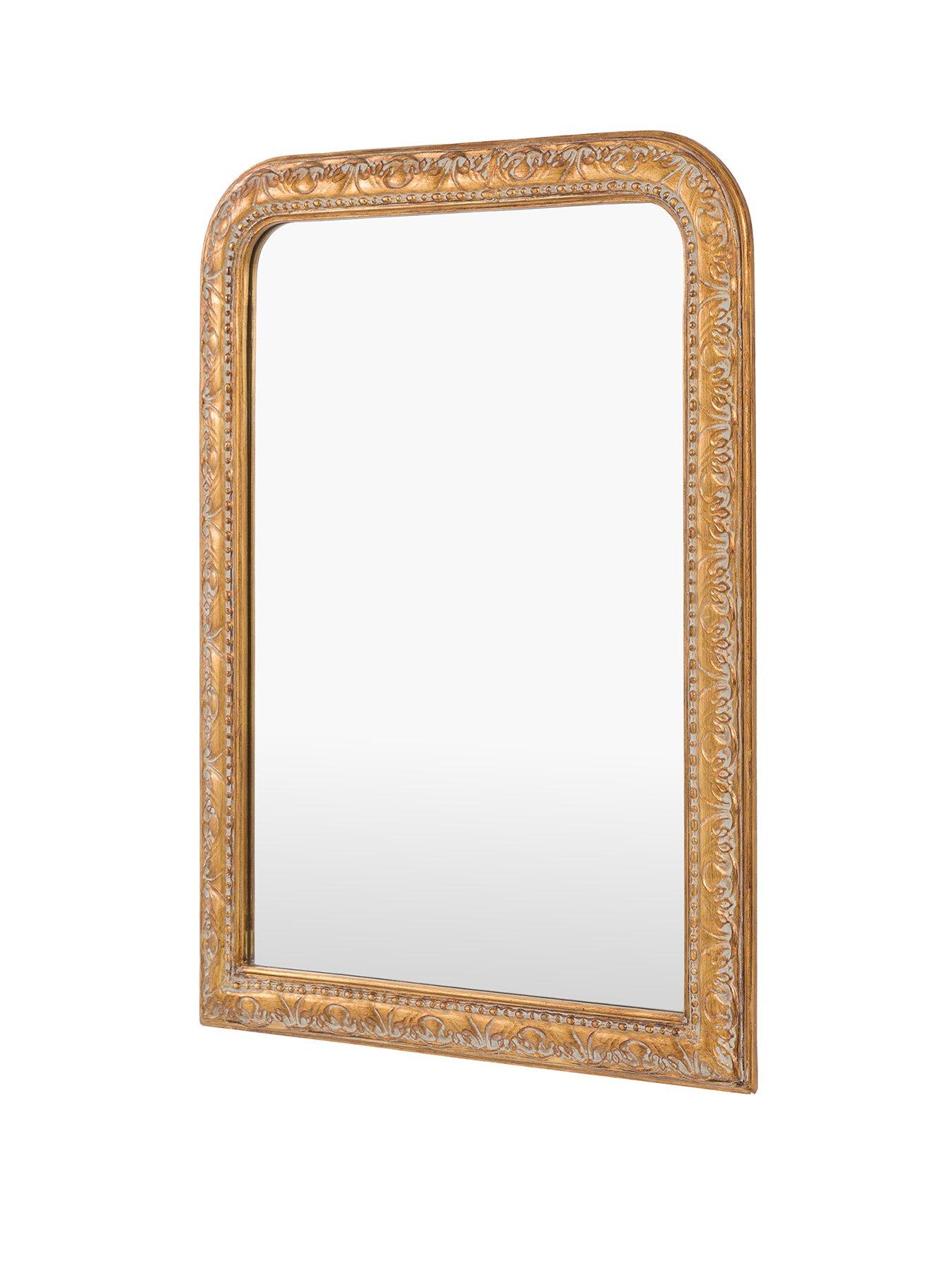 Image 2 of 5 of Gallery Direct Romana Arch Mirror Gold 600x25x800mm