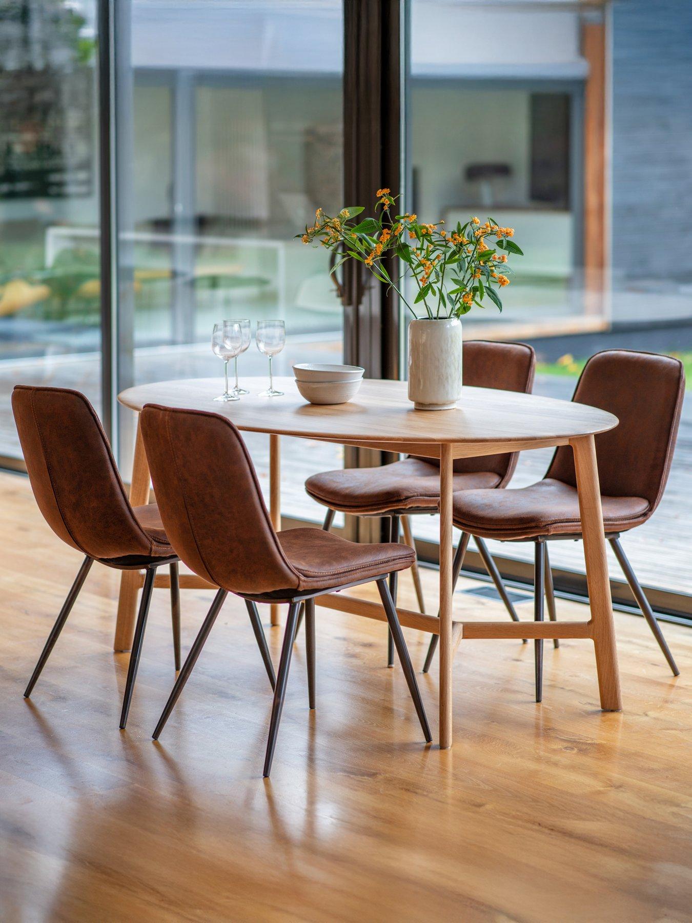 Image 1 of 4 of Gallery Direct Madrid Oval Dining Table