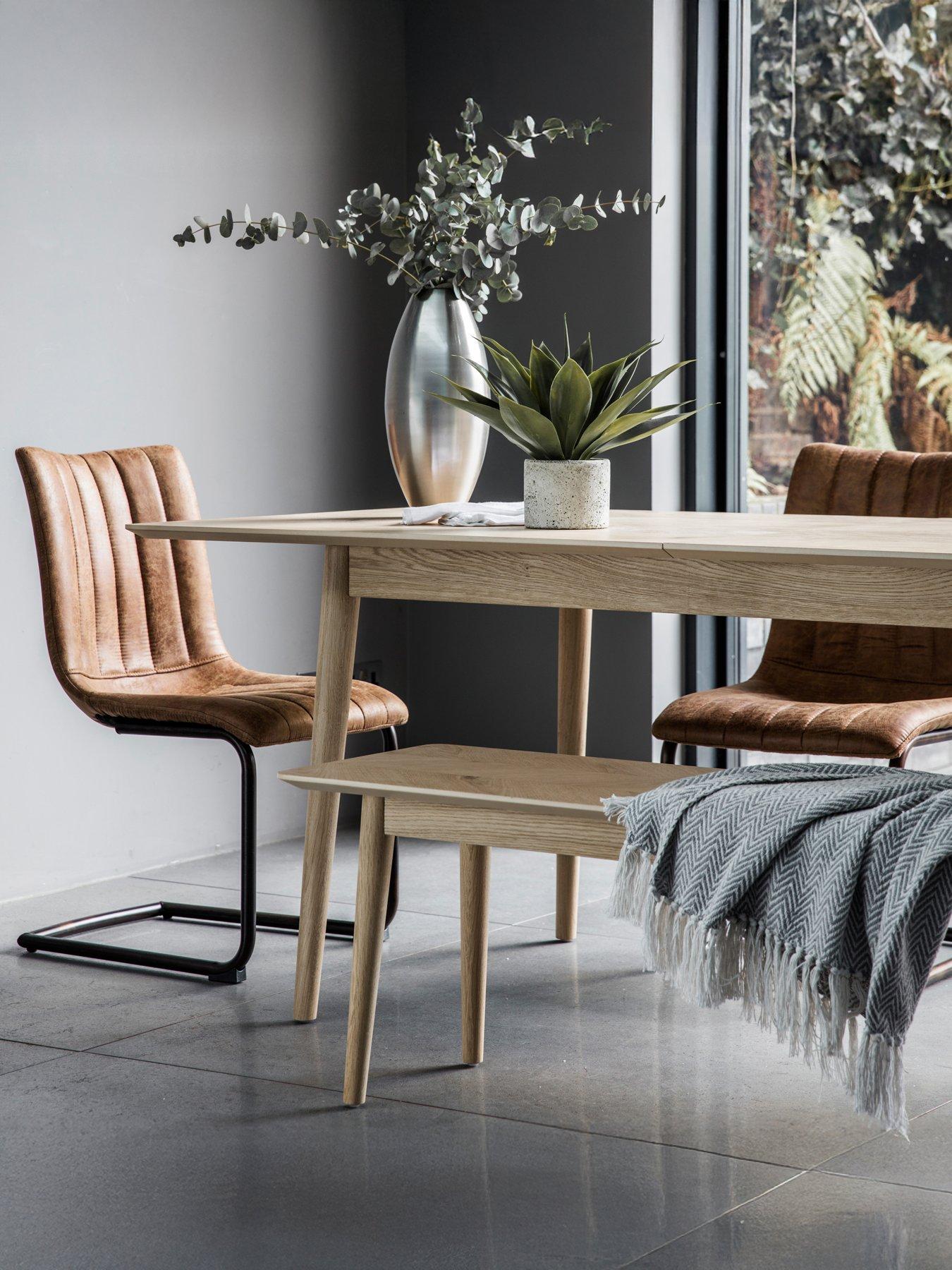 Image 1 of 4 of Gallery Direct Set Of 2 Edington Brown Chairs