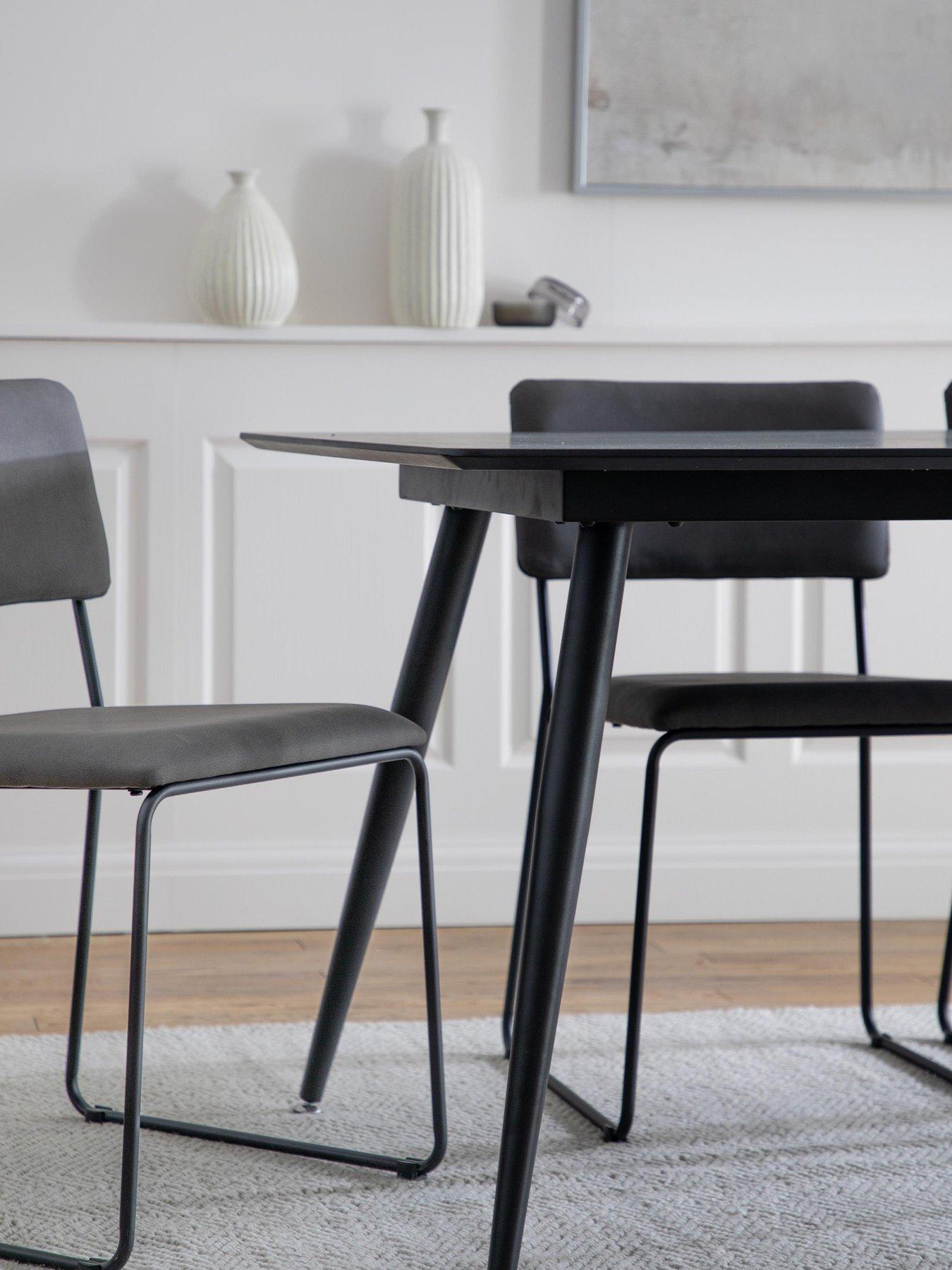 Image 4 of 4 of Gallery Direct Astley Dining Table Black