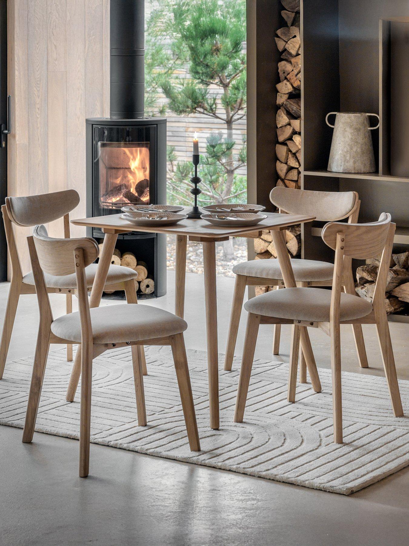 Gallery Direct Hatfield Square Dining Table Natural