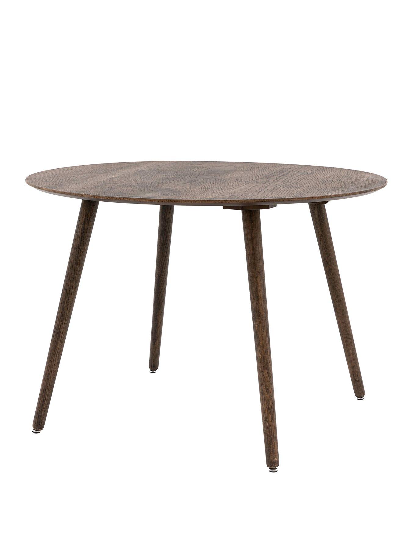 Image 2 of 6 of Gallery Direct Hatfield Round Dining Table Smoked