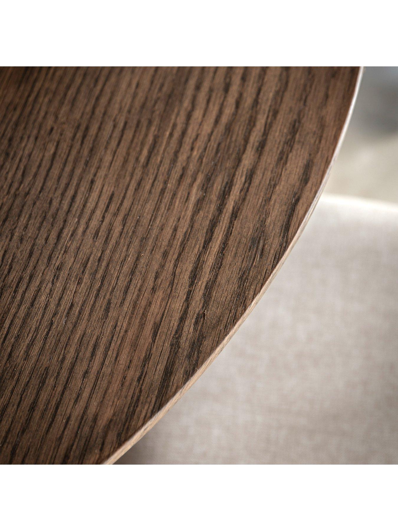 Image 3 of 6 of Gallery Direct Hatfield Round Dining Table Smoked