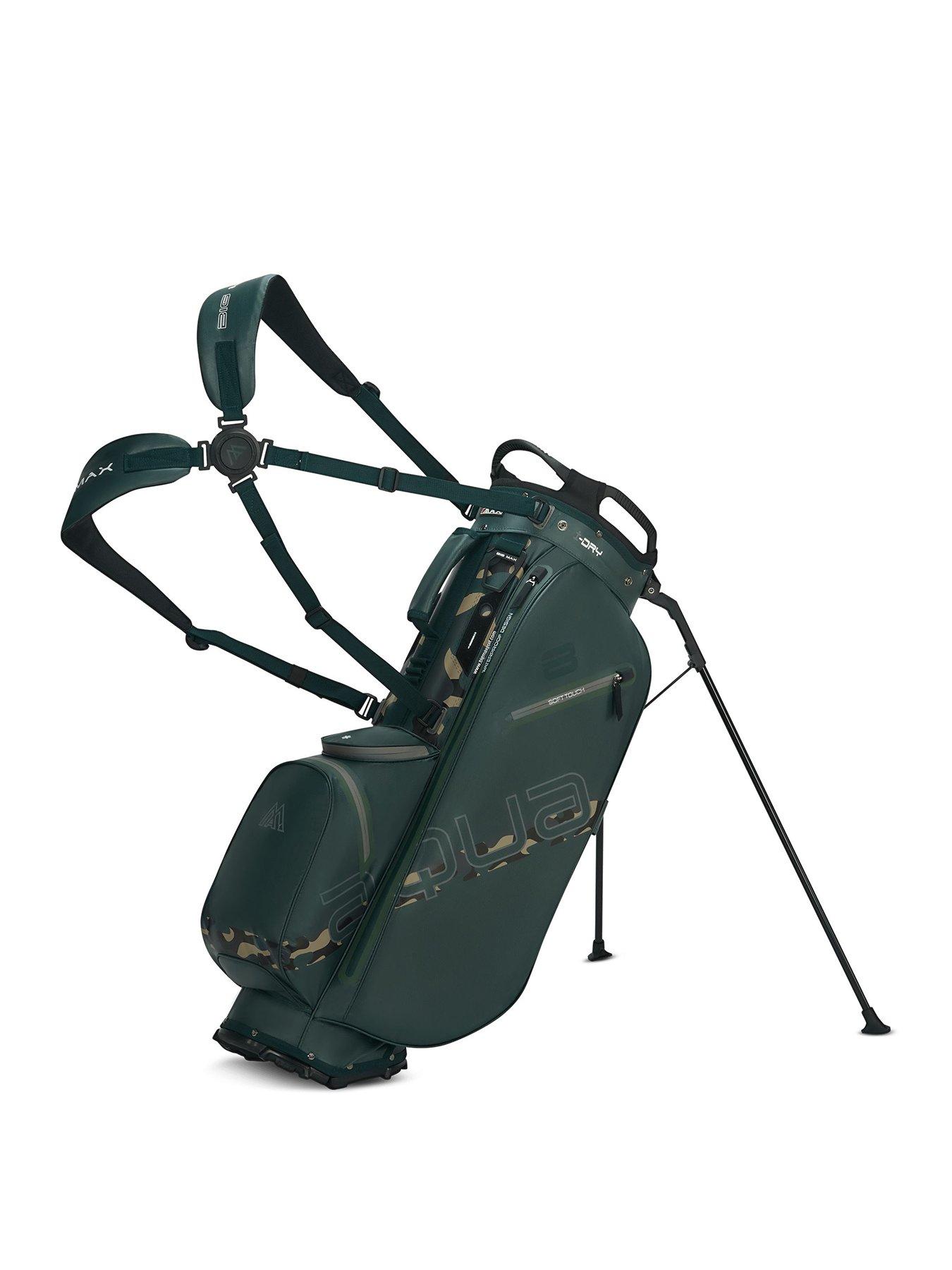 Big Max Aqua Eight H stand golf bag forest green black camo