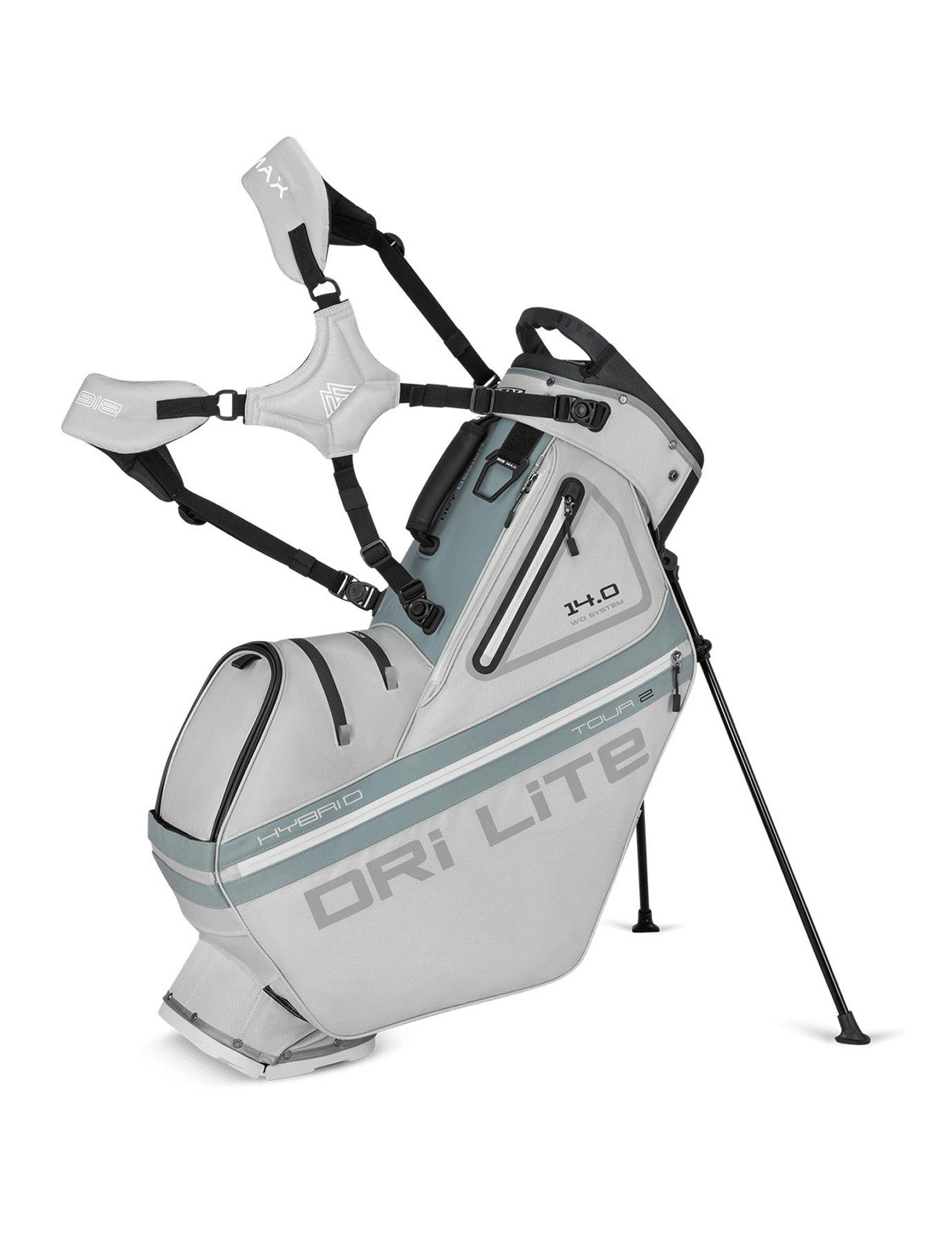 Big Max Dri Lite Hybrid tour 2 golf stand bag black off white