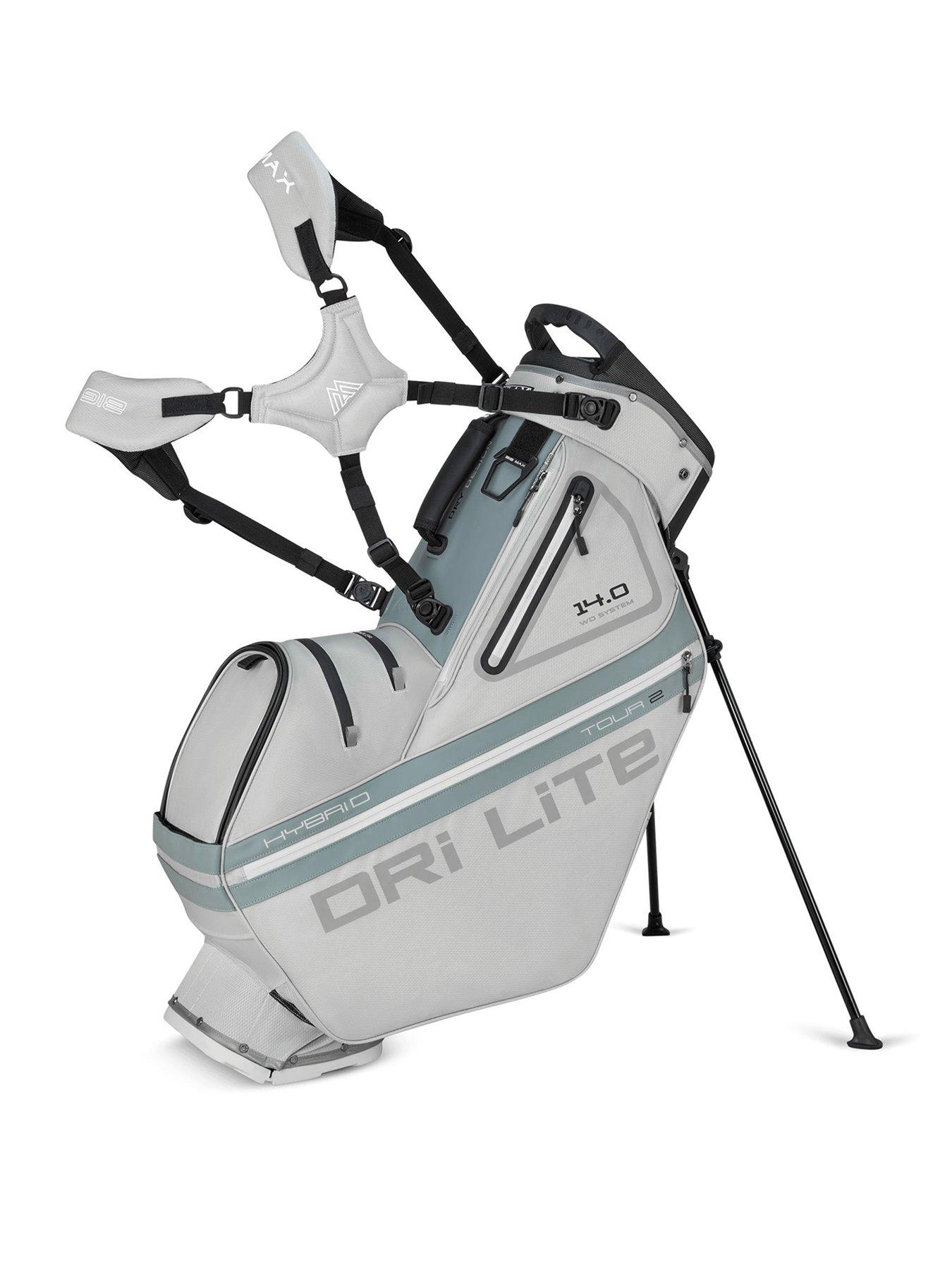 Image 1 of 7 of Big Max Dri Lite Hybrid tour 2 golf bag silver grey