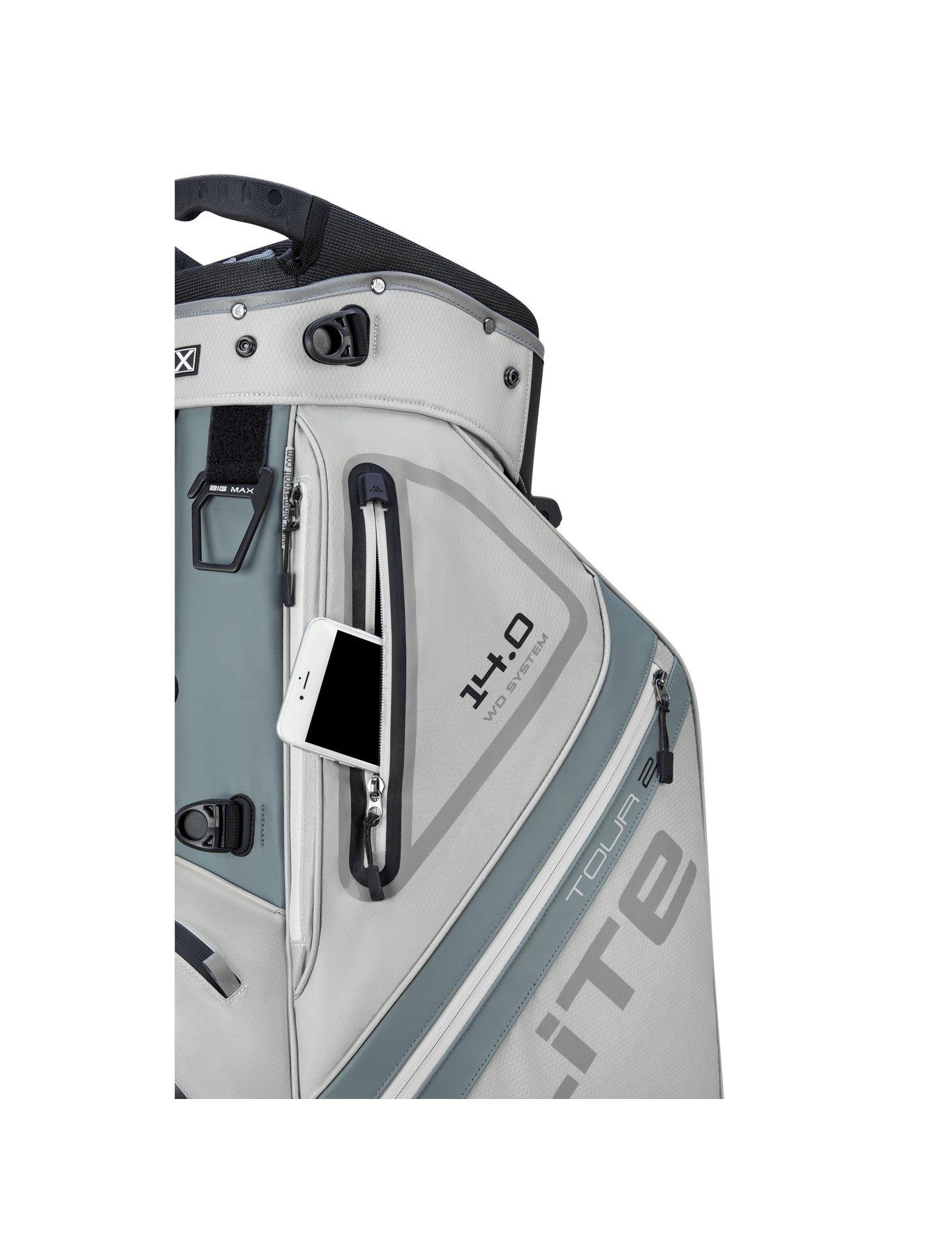 Image 3 of 7 of Big Max Dri Lite Hybrid tour 2 golf bag silver grey
