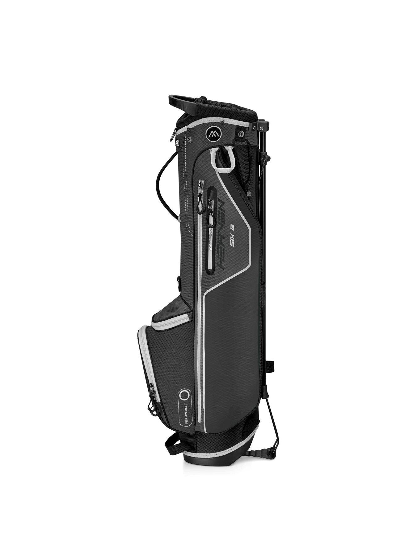 Image 2 of 7 of Big Max Heaven six G 6.5" stand golf bag charcoal black white