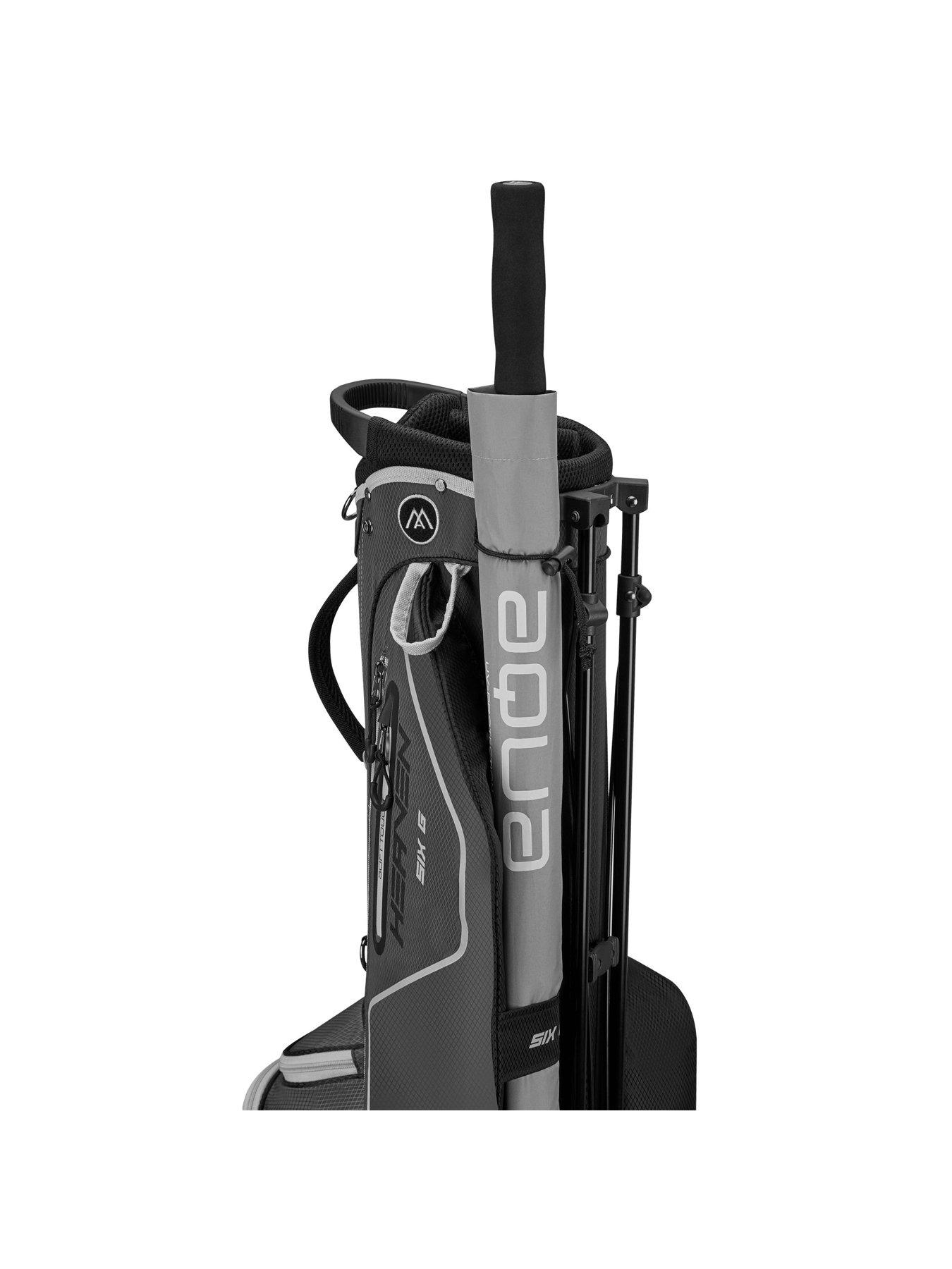 Image 3 of 7 of Big Max Heaven six G 6.5" stand golf bag charcoal black white