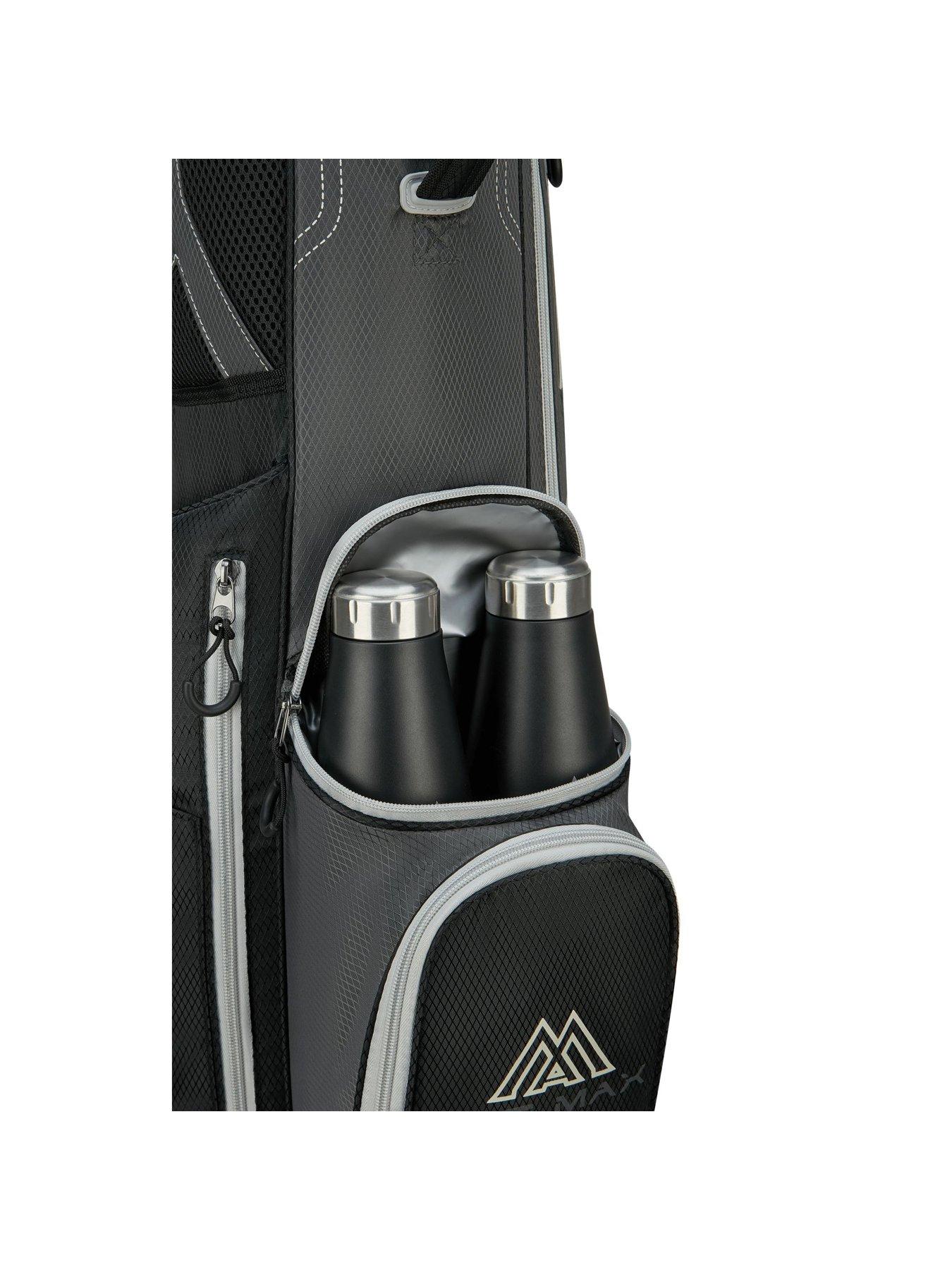 Image 5 of 7 of Big Max Heaven six G 6.5" stand golf bag charcoal black white