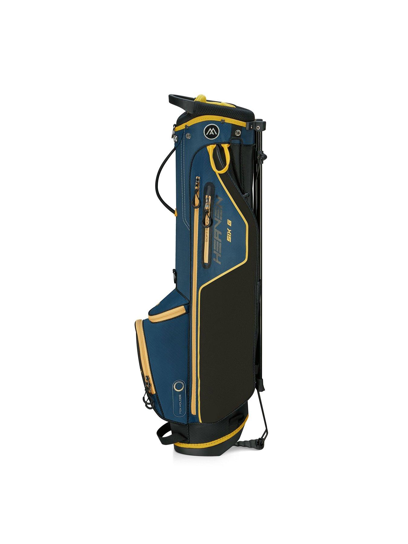 Image 2 of 7 of Big Max Heaven six G 6.5" stand golf bag navy black ray flower