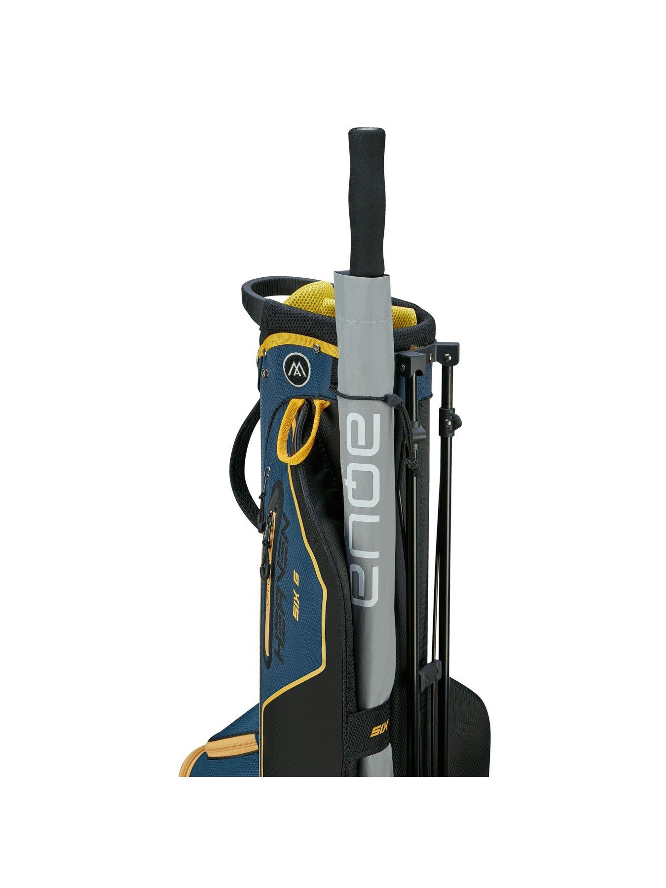 Image 3 of 7 of Big Max Heaven six G 6.5" stand golf bag navy black ray flower
