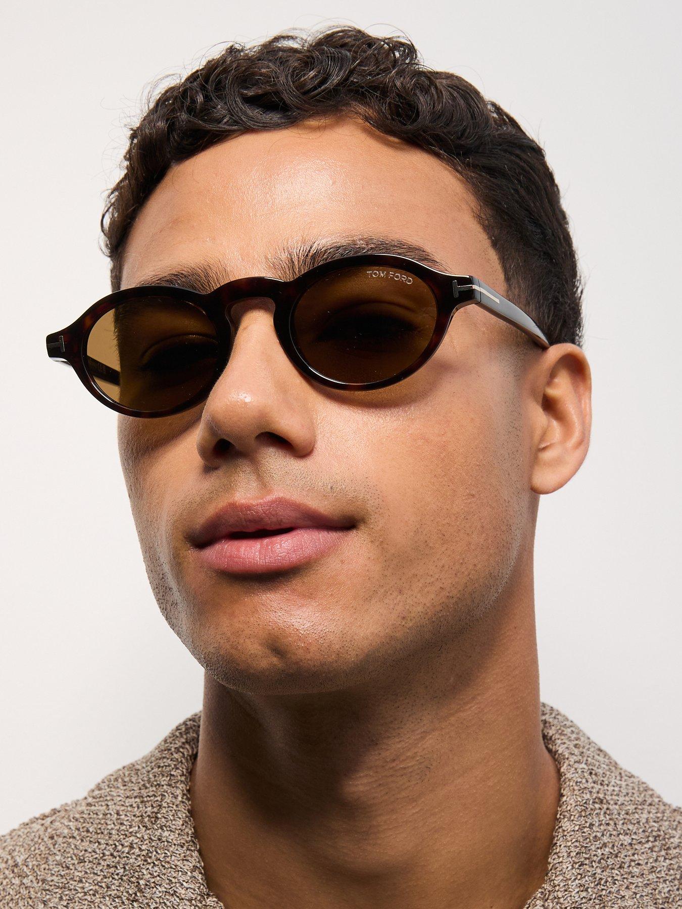 Tom Ford Aristotele Oval Sunglasses