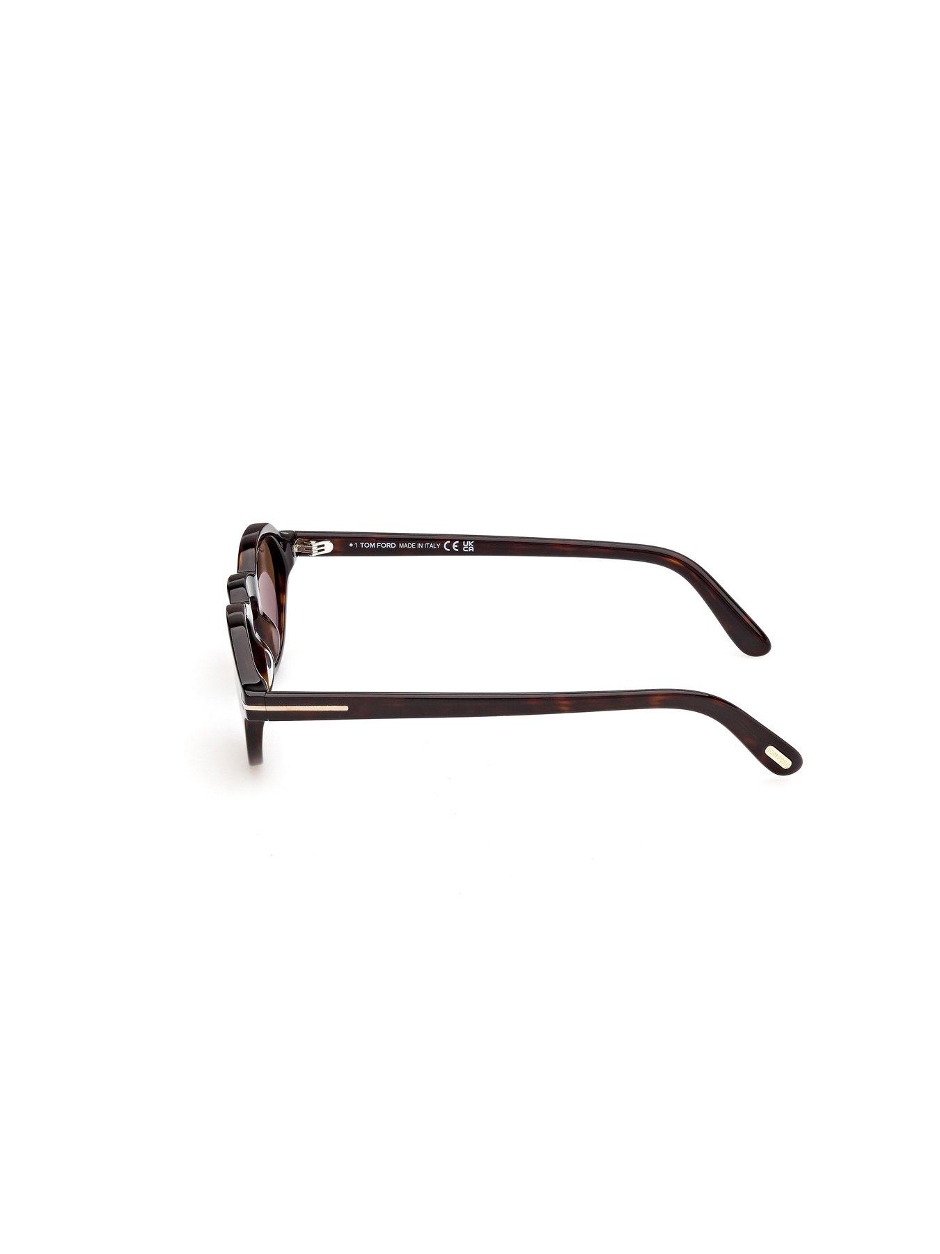 Image 4 of 7 of Tom Ford Aristotele Oval Sunglasses