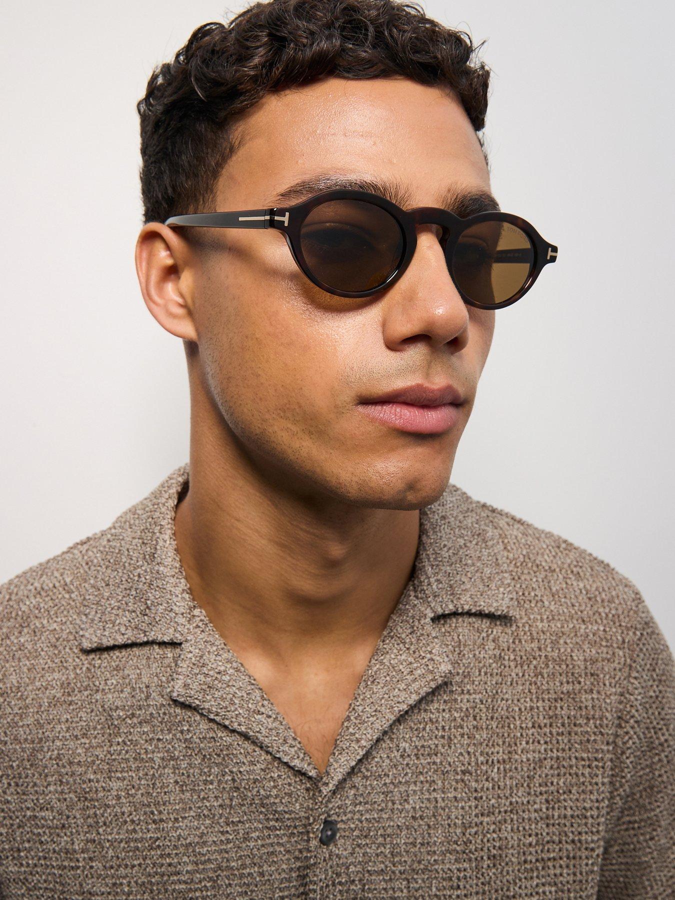 Image 7 of 7 of Tom Ford Aristotele Oval Sunglasses
