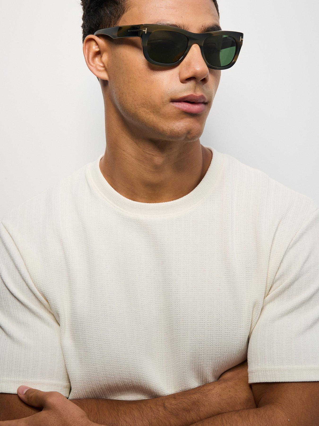 Image 1 of 7 of Tom Ford Marshall Rectangular Sunglasses