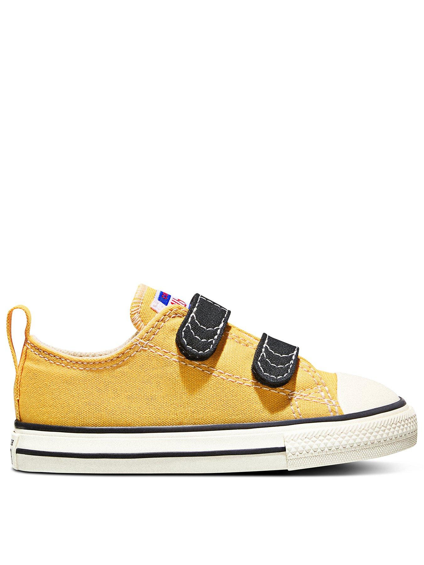 Converse Kids Chuck Taylor All Star 2V Ox, Yellow, Size 10 Younger