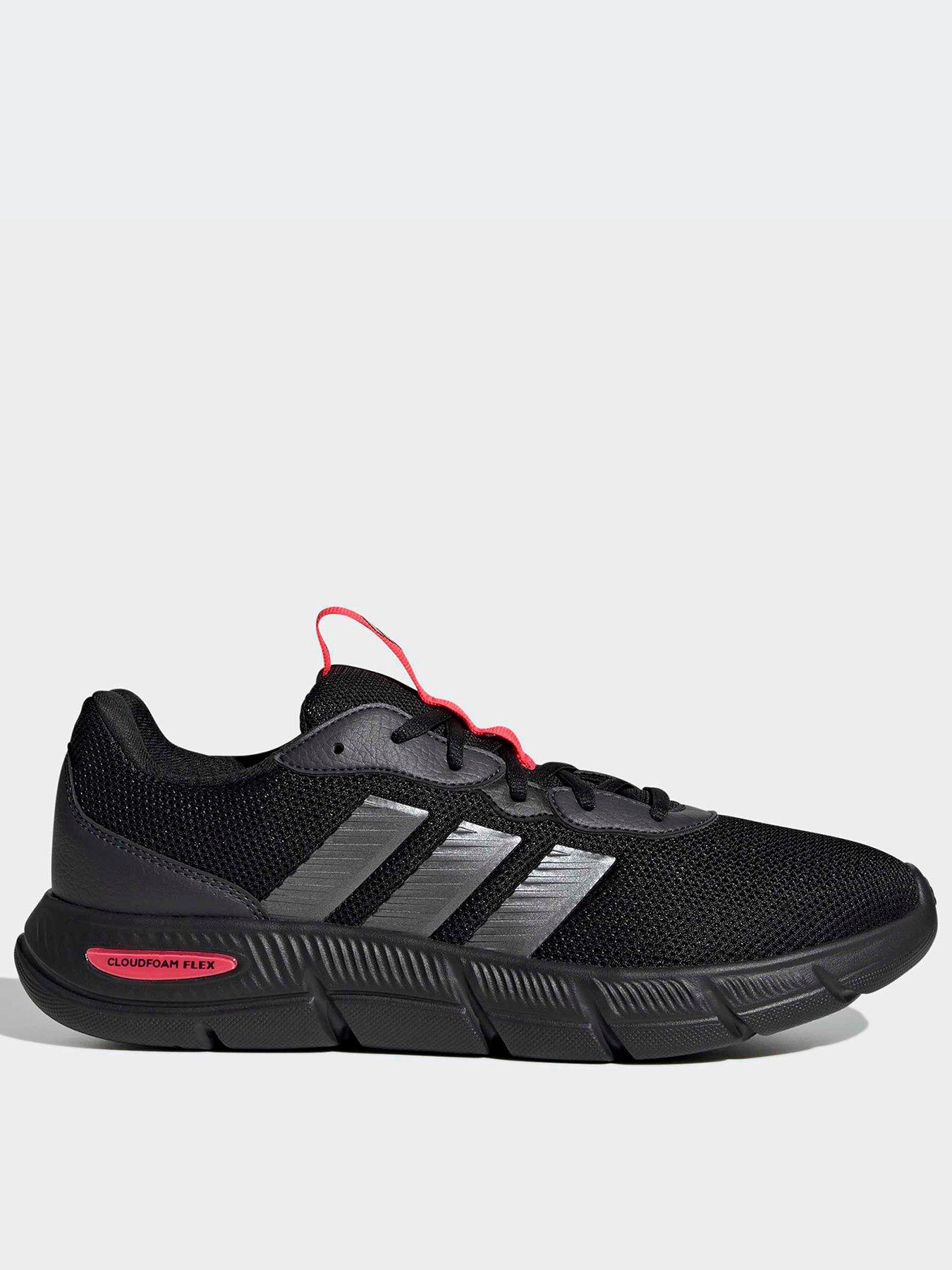 Adidas Sportswear Mens Cloudfoam Flex Trainers - Black