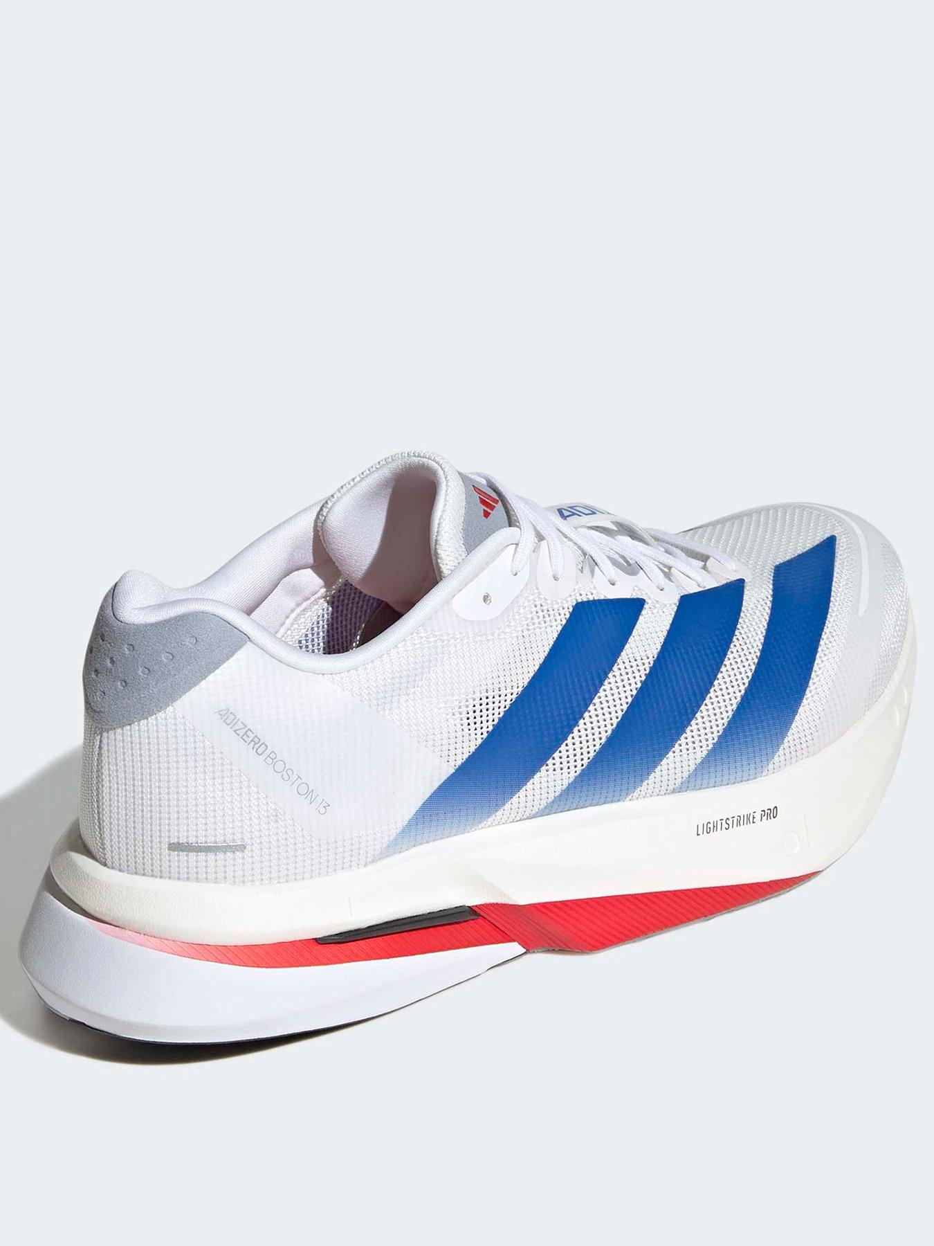 adidas Mens Running Adizero Boston 13 Trainers - White | Very