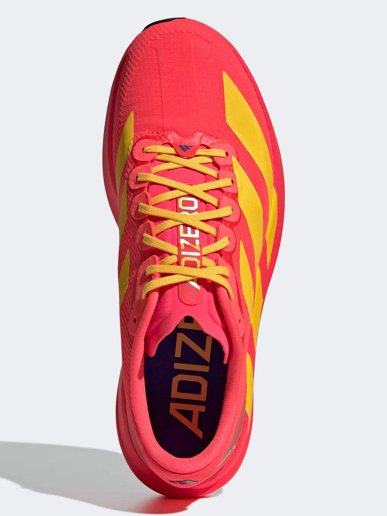 adidas Mens Running Adizero Evo Sl Woven Trainers- Red | Very