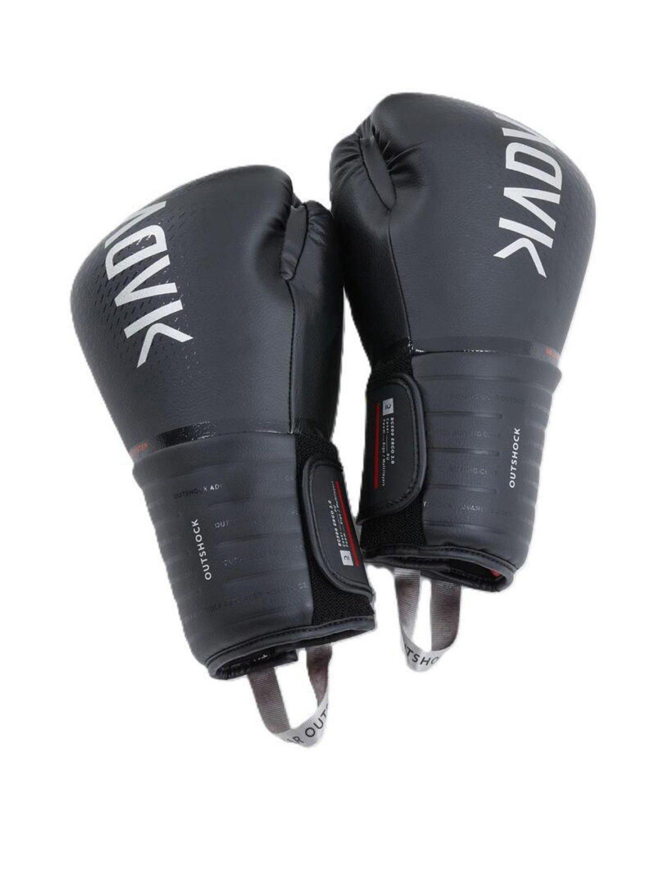 Decathlon Boxing Gloves 500 Ergo Black
