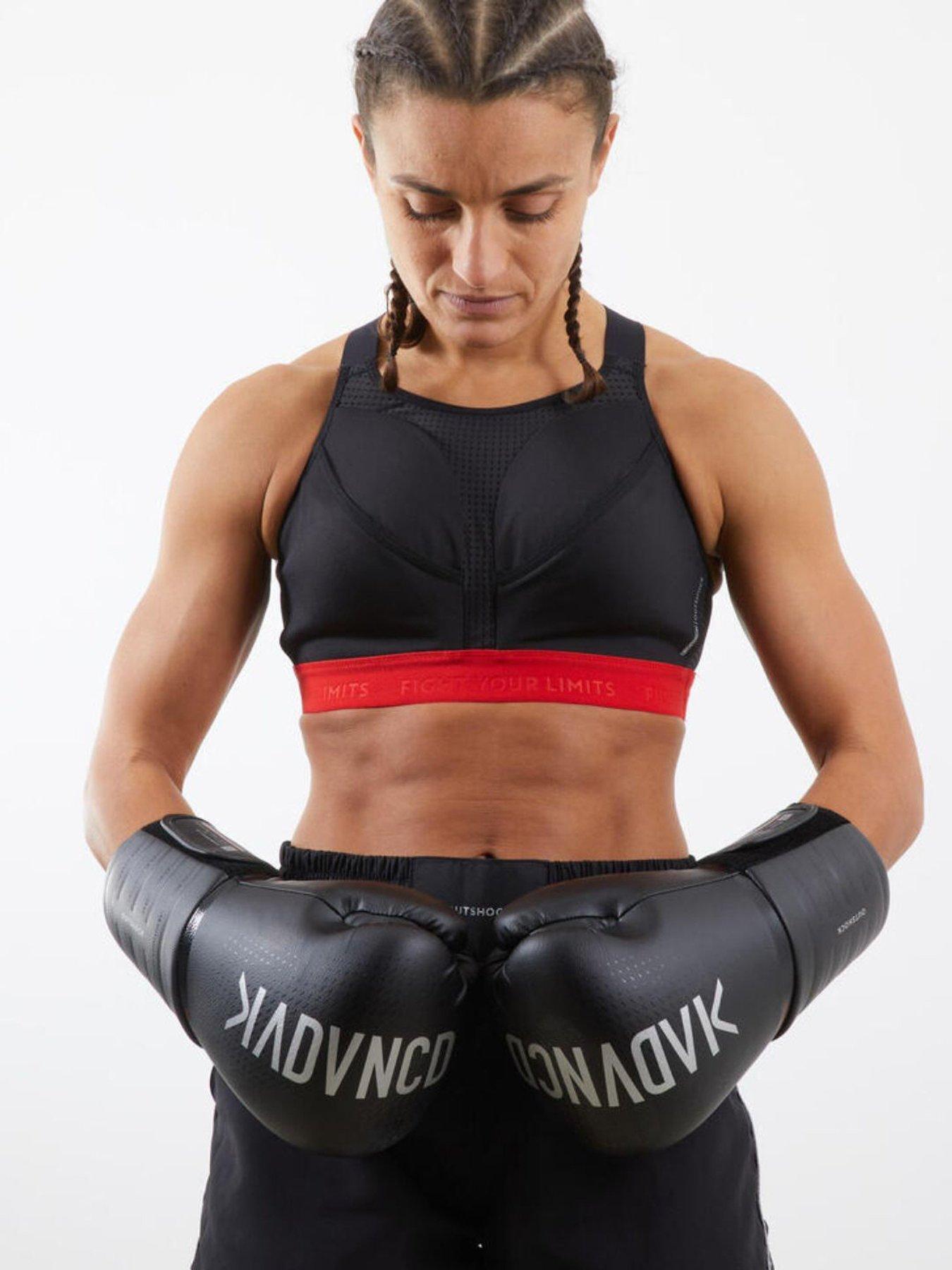 Image 4 of 5 of Decathlon Boxing Gloves 500 Ergo Black