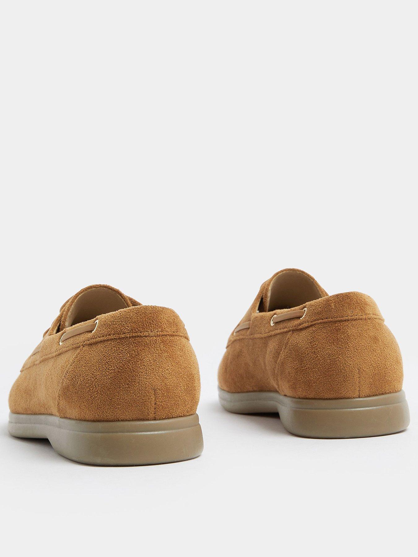 Image 3 of 4 of Yours Extra Wide Fit Flexi Boat Shoes - Brown