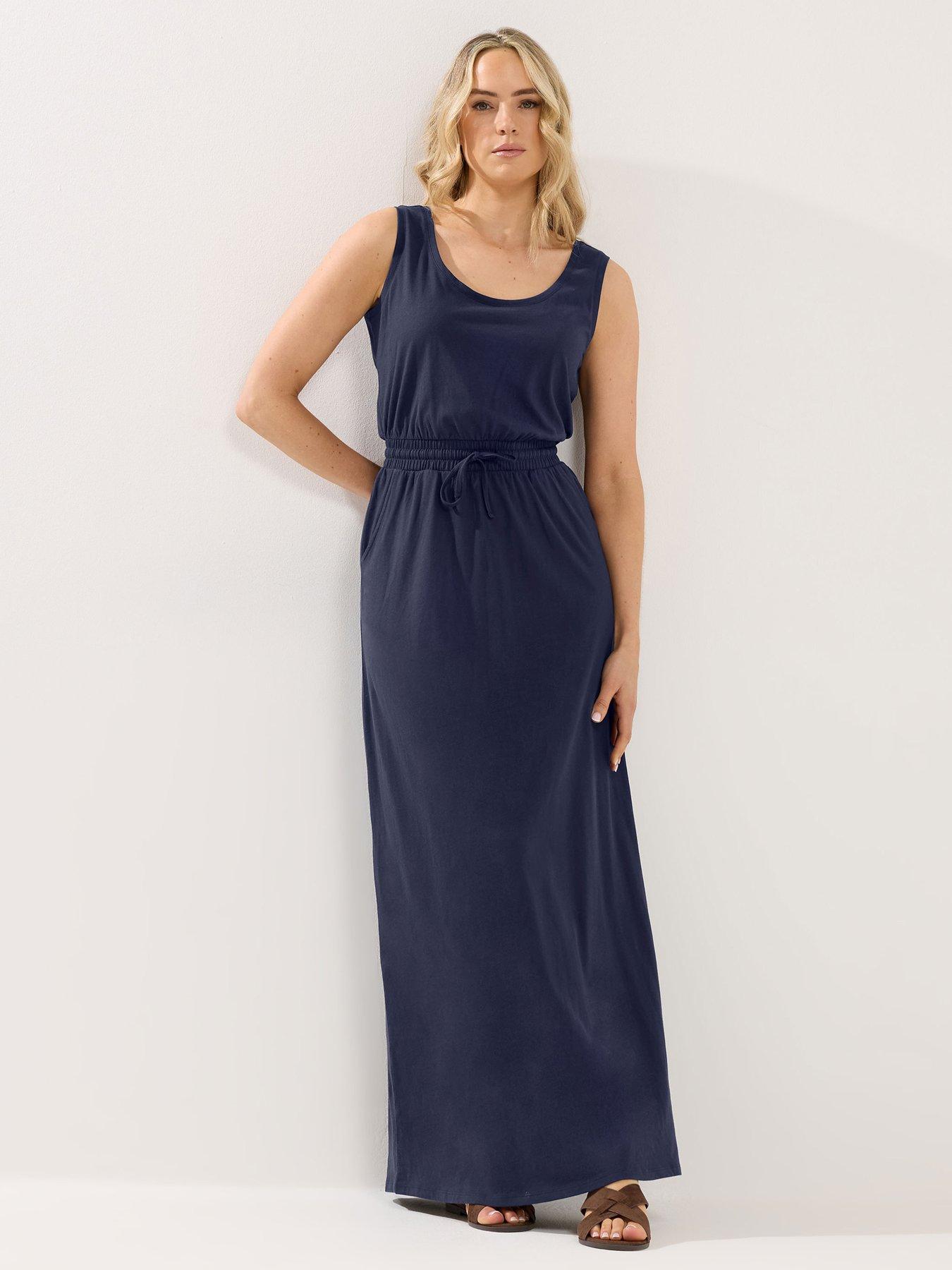 Long Tall Sally Tall Sleeveless Tie Waist Maxi Dress