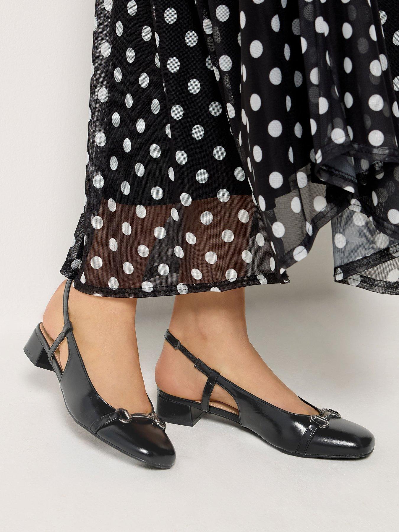 Image 4 of 4 of Long Tall Sally Tall Snaffle Trim Square Toe Block Heel