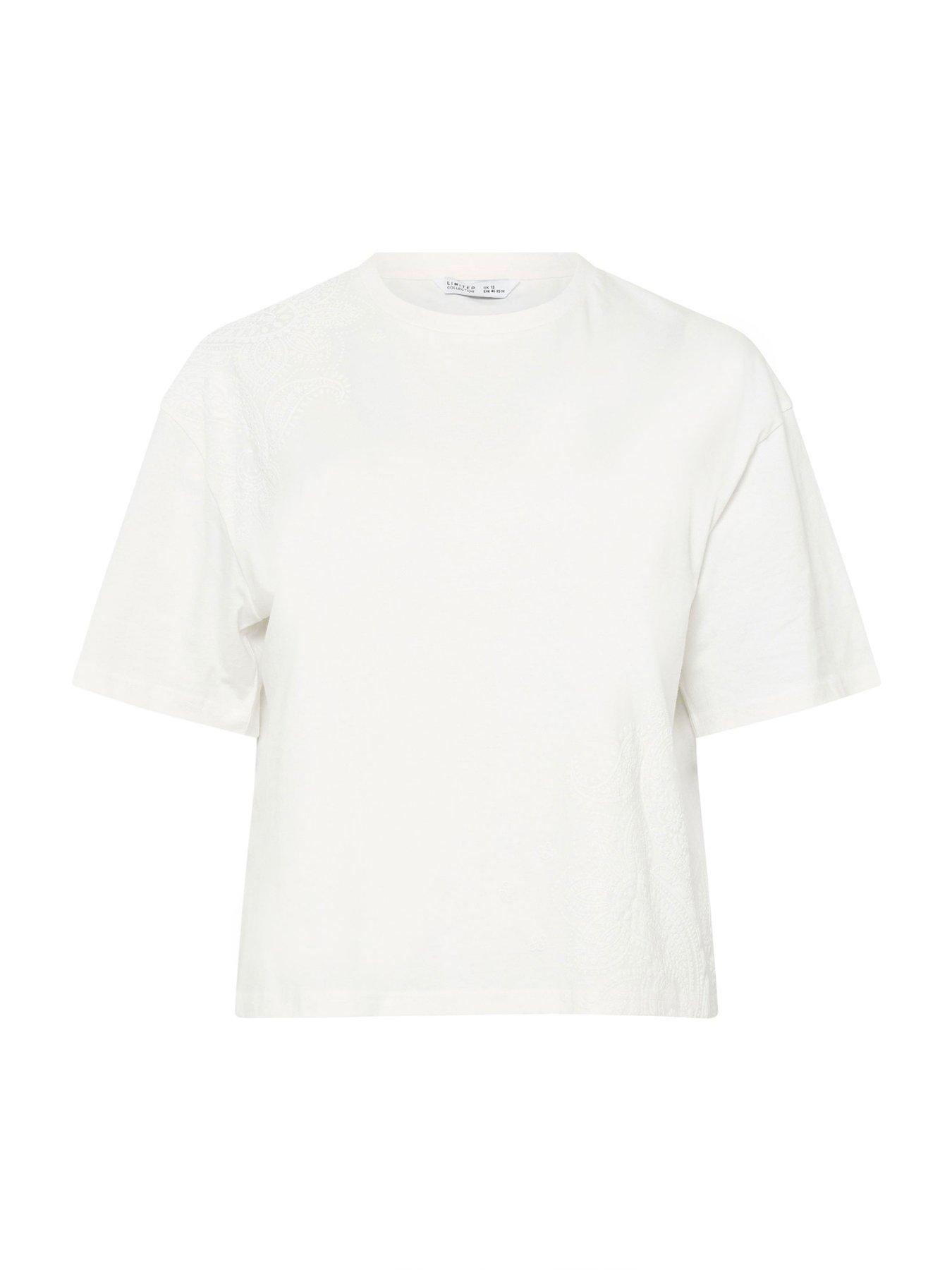 Image 5 of 5 of Yours Curve Floral Print T-shirt