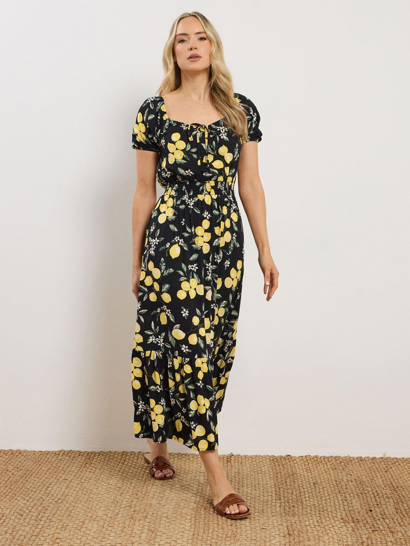 Image 3 of 5 of Long Tall Sally Gypsy Midaxi Dress - Black