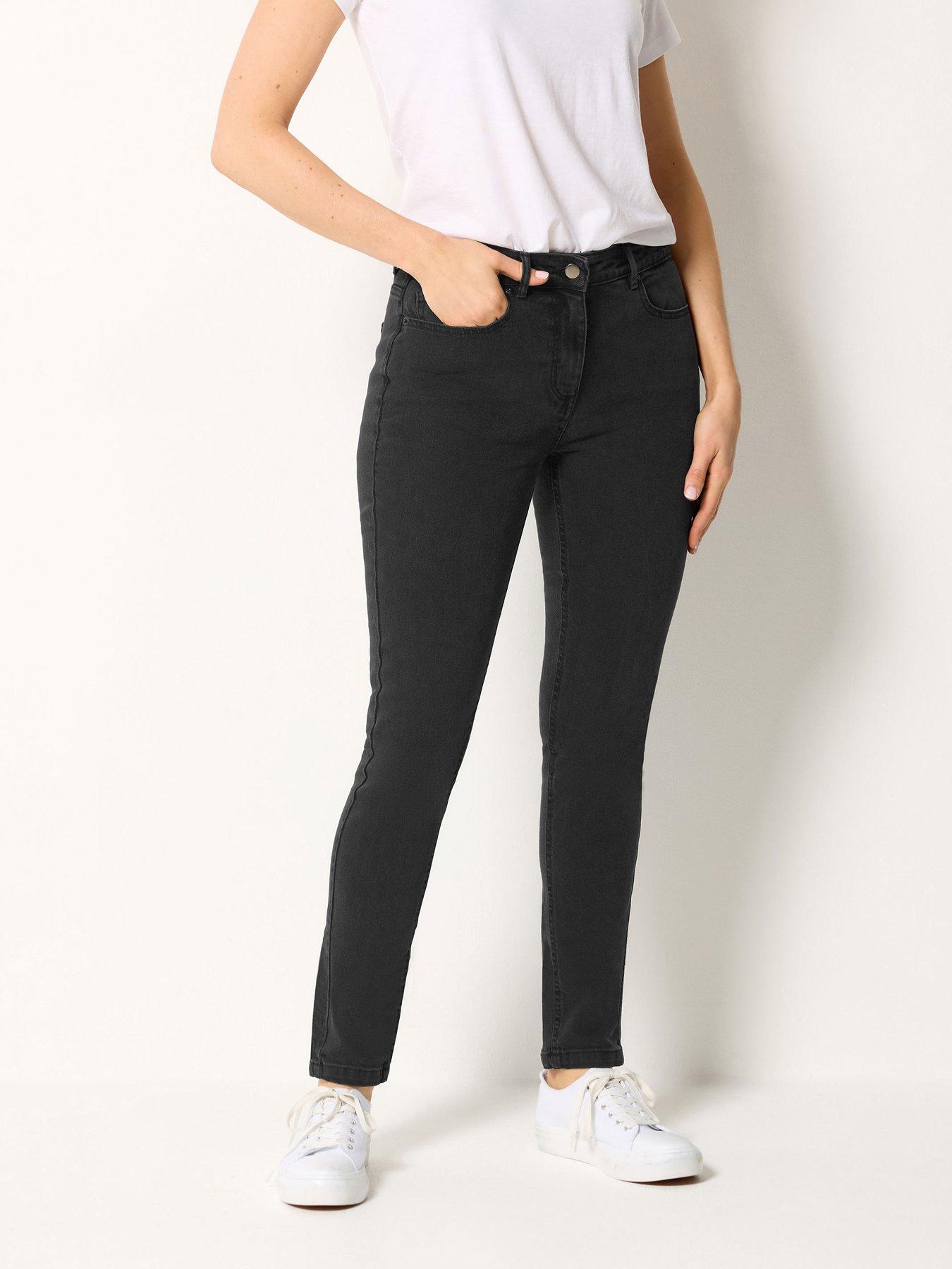 Long Tall Sally Skinny Jeans 36" - Black