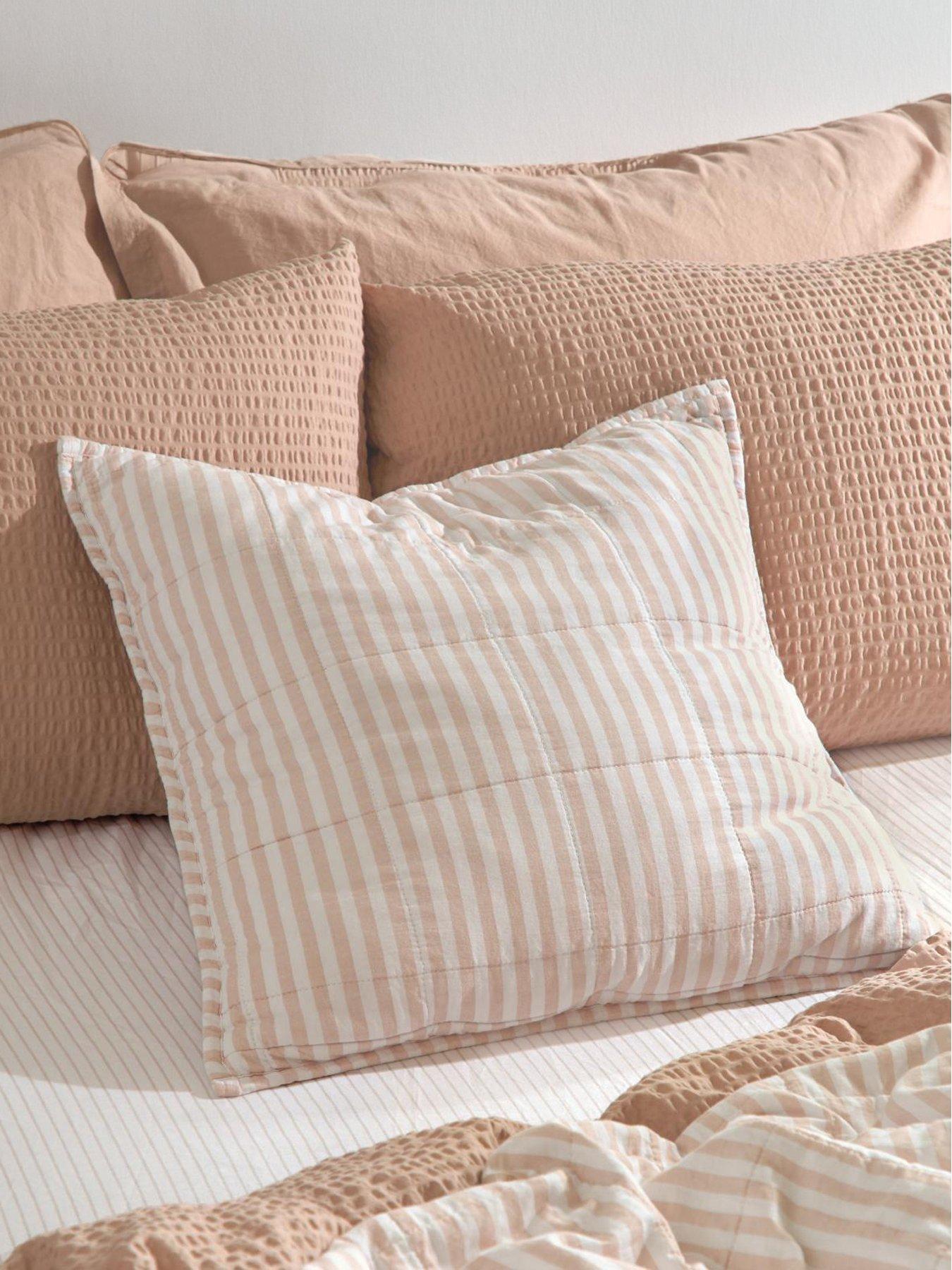 Yard Hebden Stripe 55X55Cm Cushion - Feather Filled