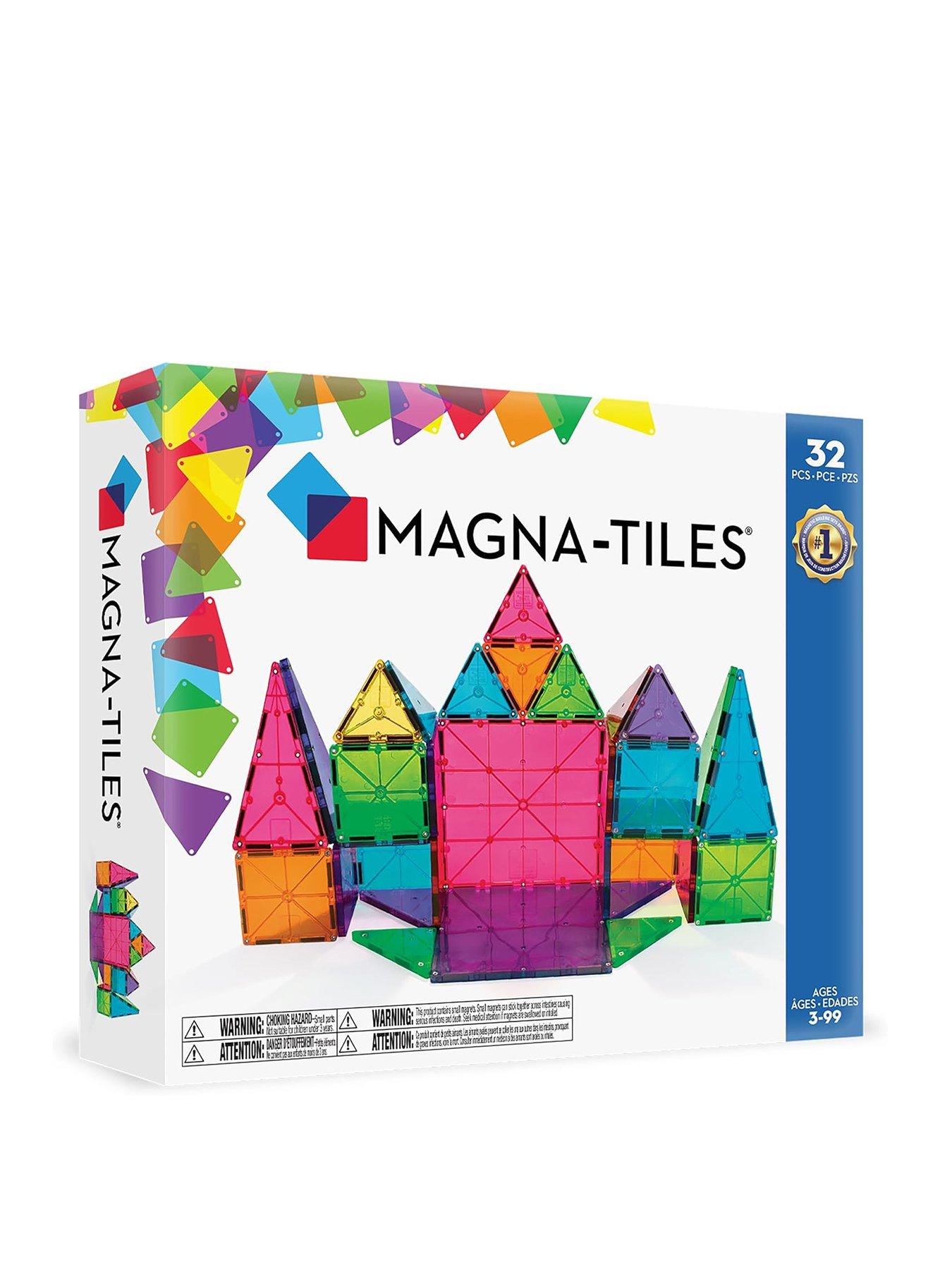 Magna-Tiles Clear Colors 32 Piece Set