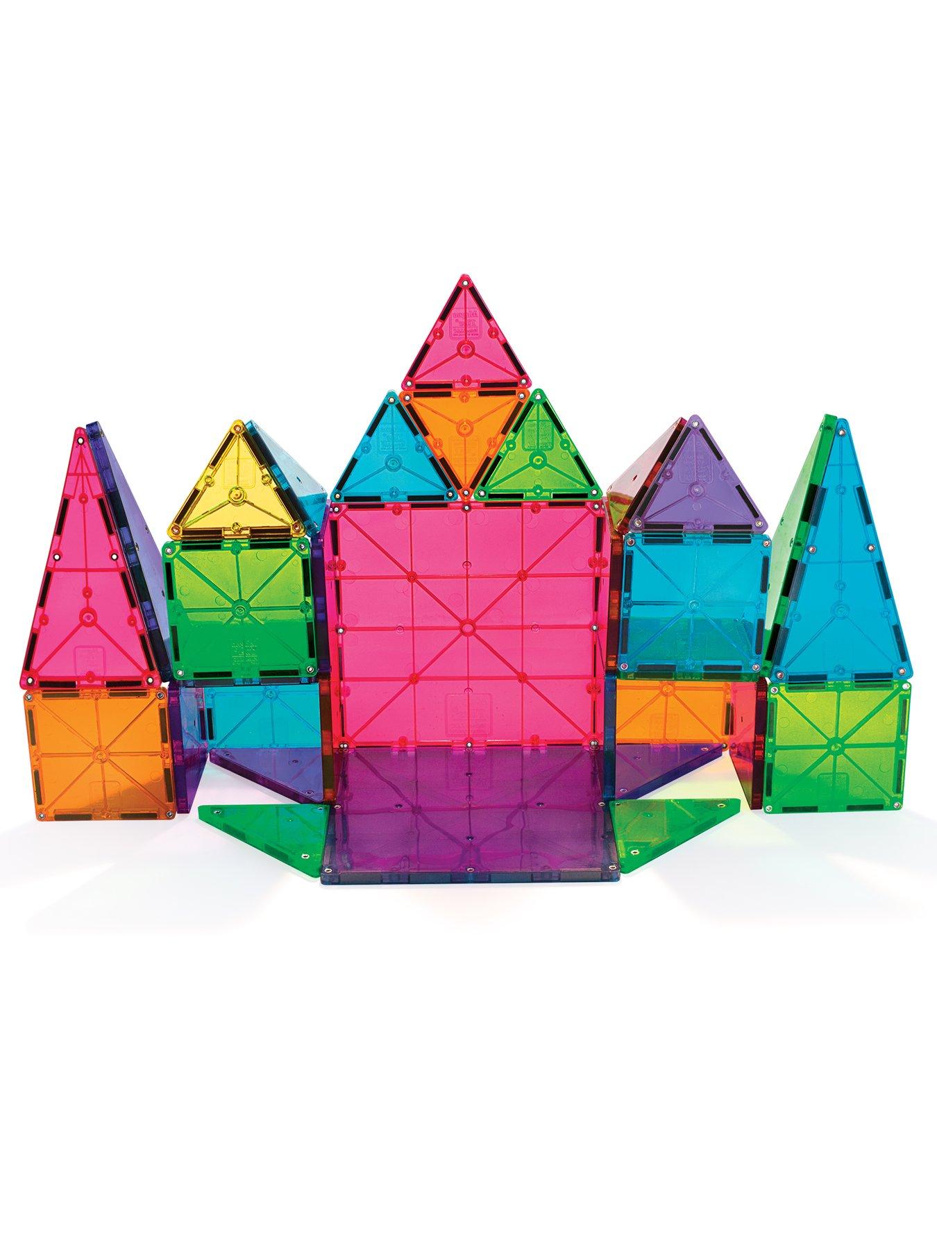 Image 2 of 8 of Magna-Tiles Clear Colors 32 Piece Set