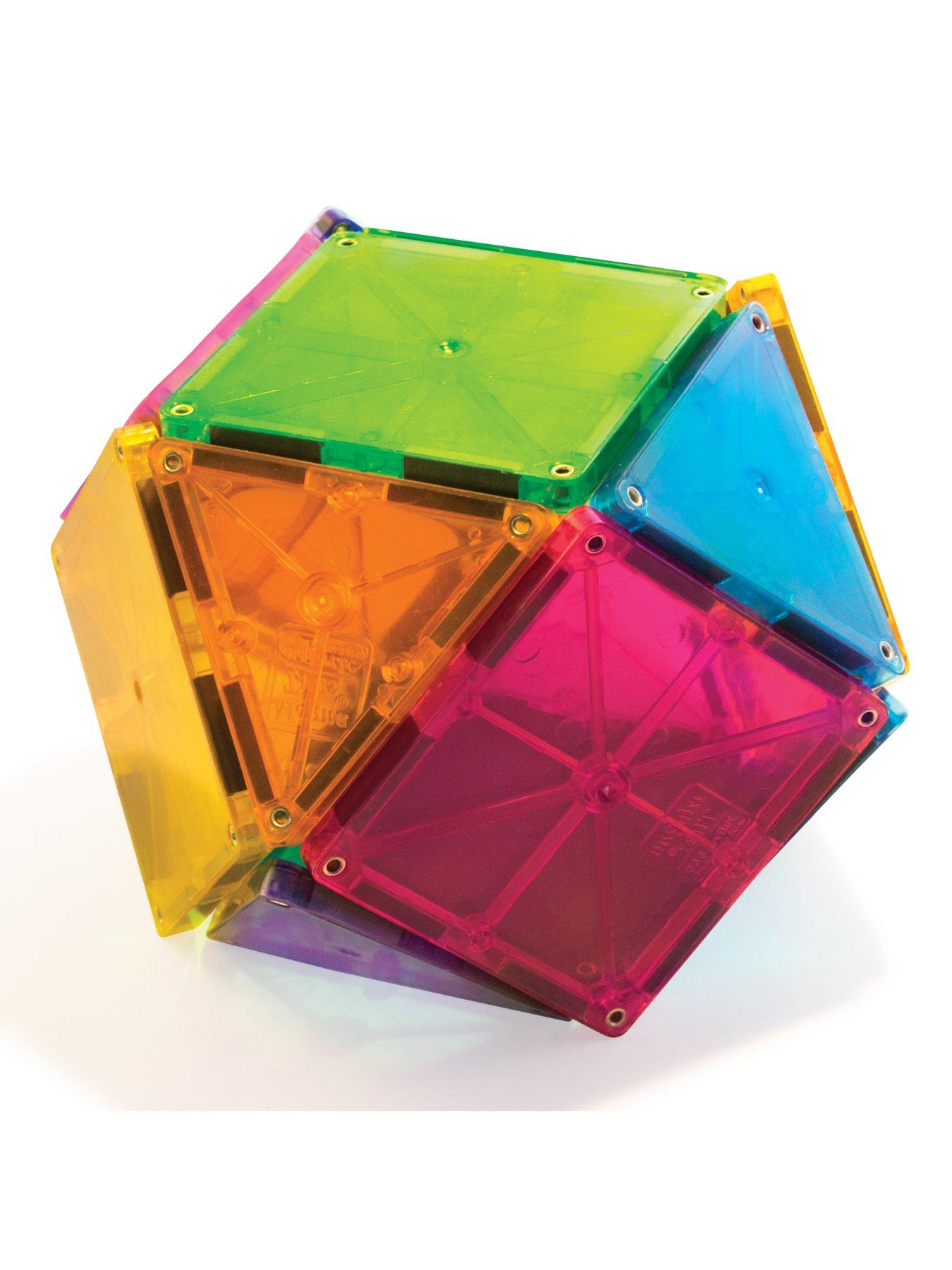 Image 5 of 8 of Magna-Tiles Clear Colors 32 Piece Set