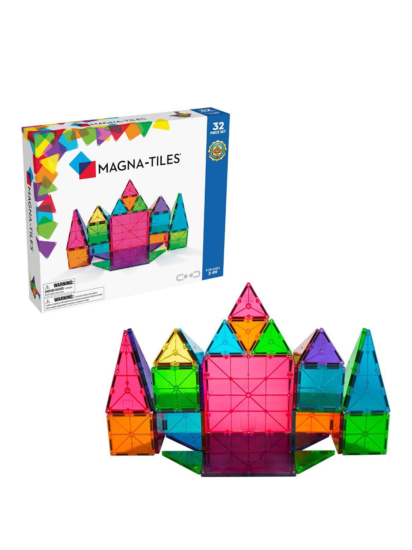 Magna-Tiles Clear Colors 100 Piece Set