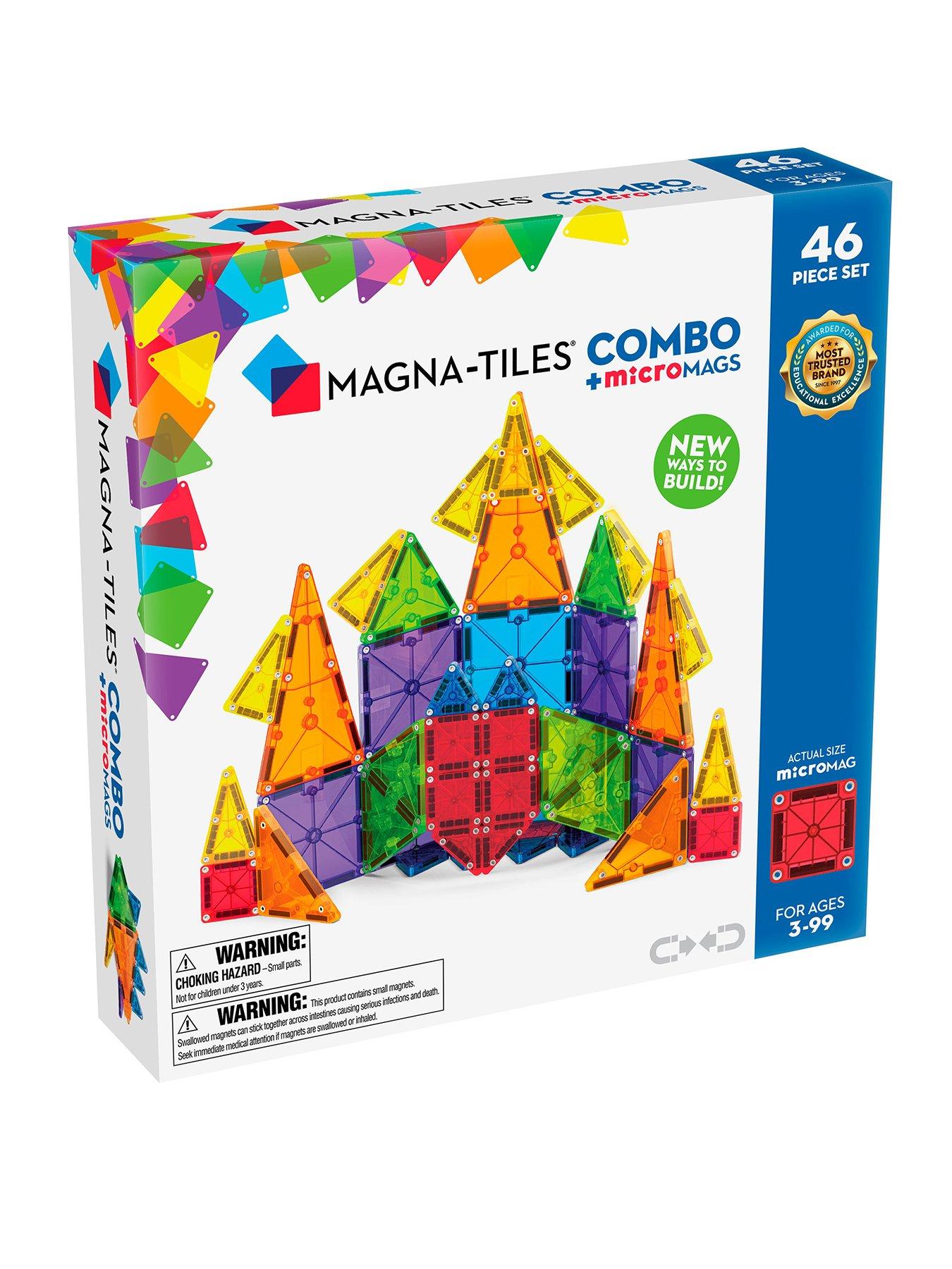 Image 1 of 7 of Magna-Tiles COMBO + microMAGS - 46pc.