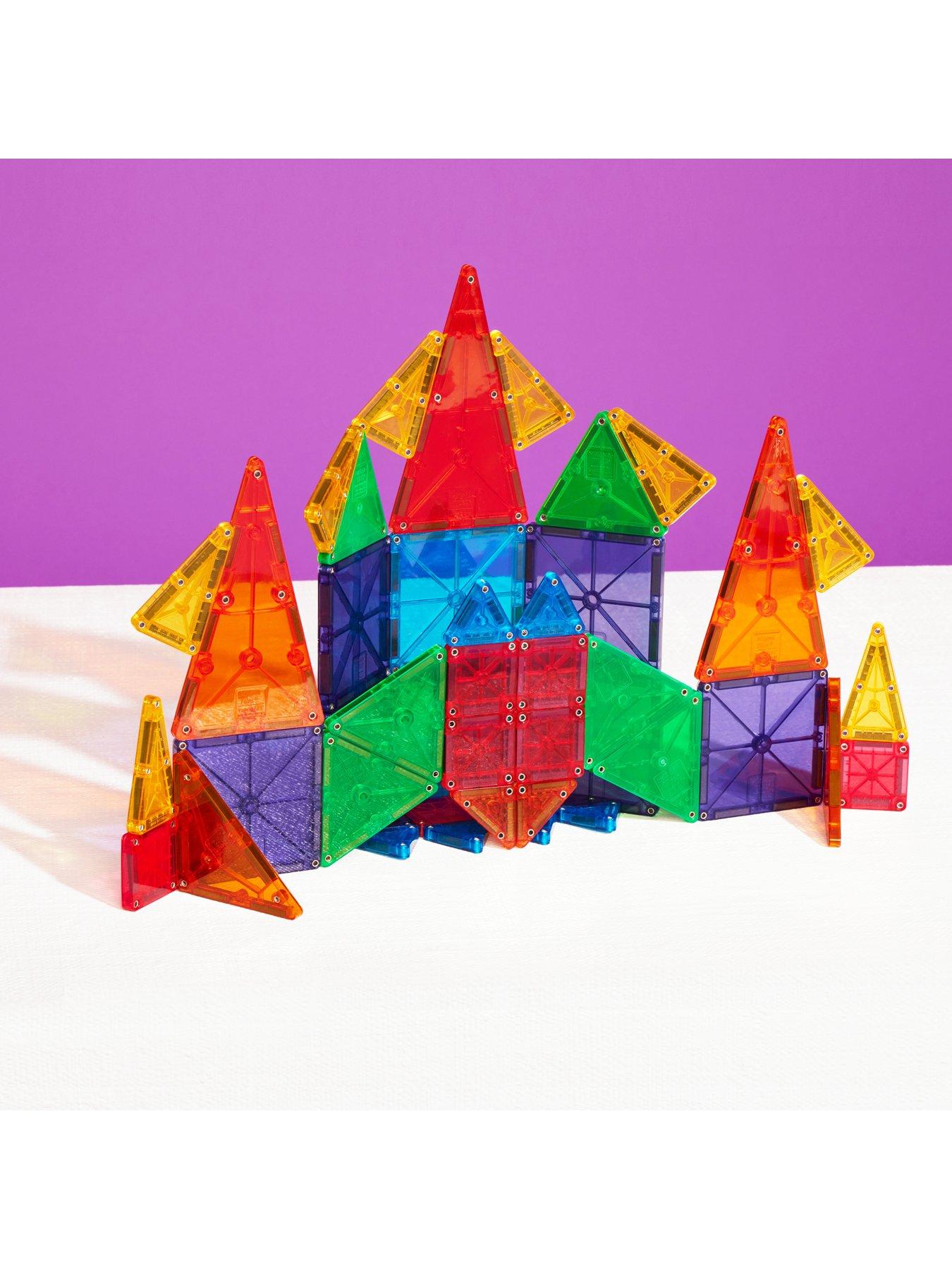 Image 2 of 7 of Magna-Tiles COMBO + microMAGS - 46pc.